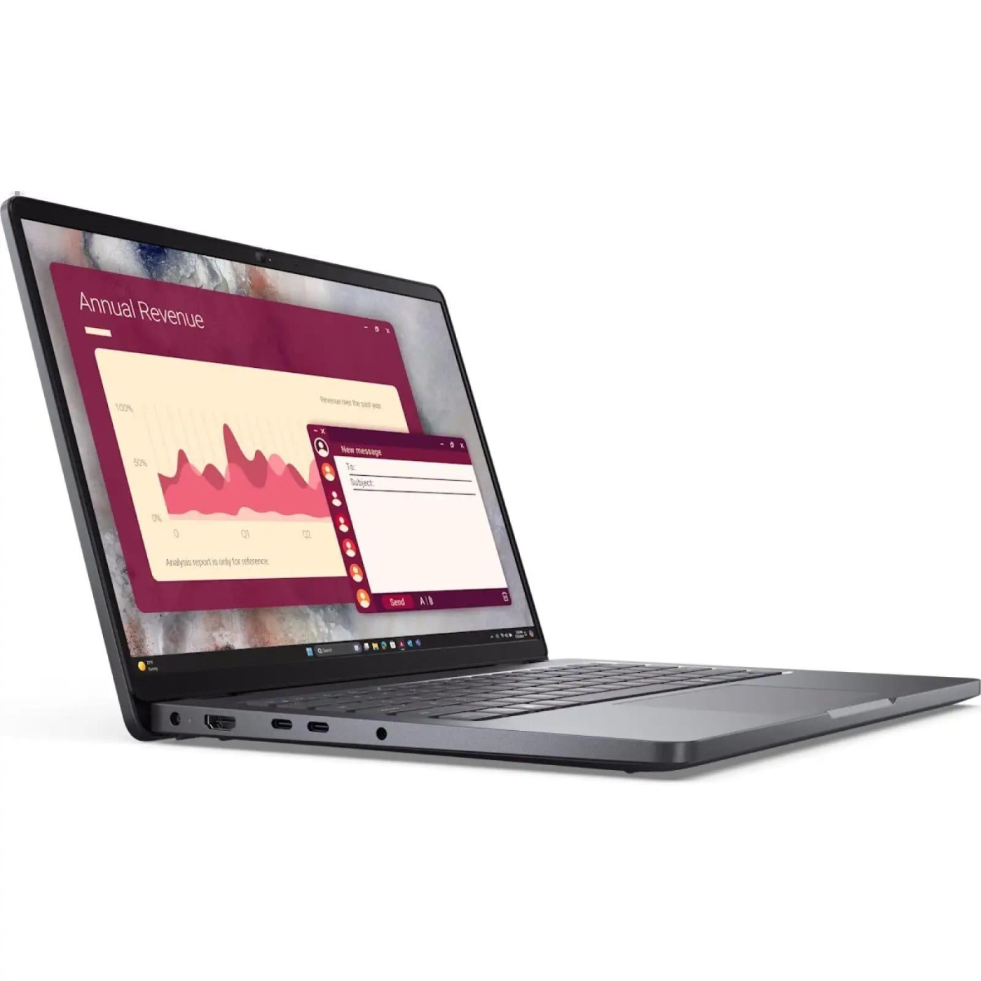 Ноутбук Dell 14 Pro 14 PC14250 FHD IPS/Intel i5-1335U/32GB/256SSD/UMA/W11P/Black (210-BPGW-ERC)
