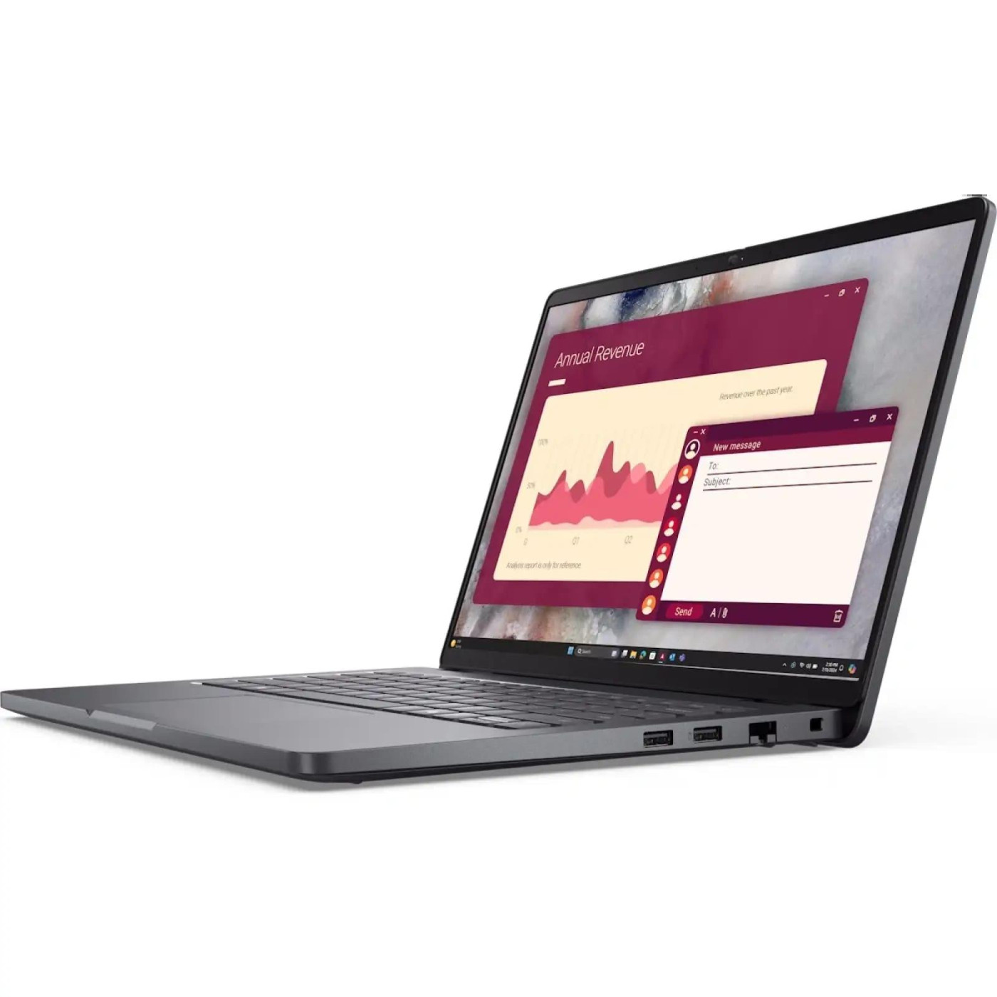 Ноутбук Dell 14 Pro 14 PC14250 FHD IPS/Intel i5-1335U/32GB/256SSD/UMA/W11P/Black (210-BPGW-ERC)