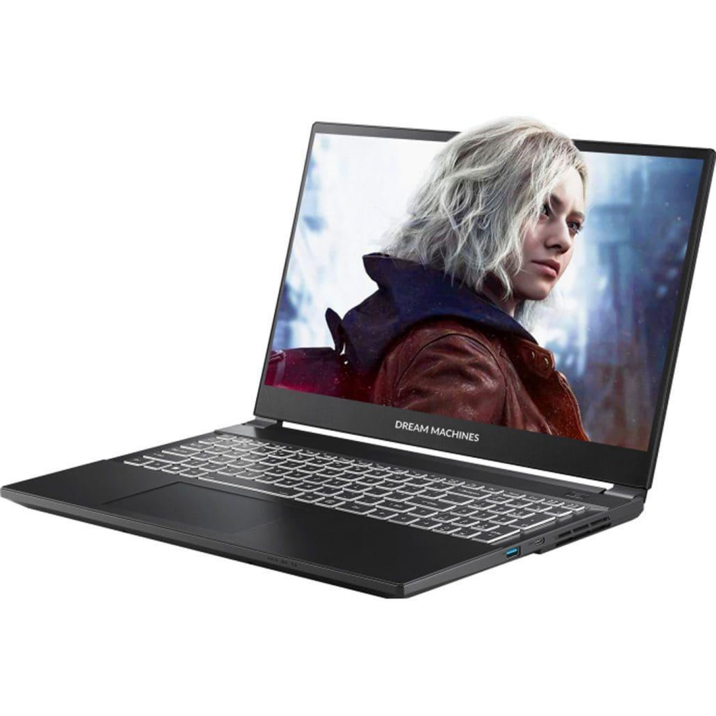 Ноутбук Dream Machines 15.6 RG5050-15UA31 FHD 144Hz/Intel i5-13420H/16GB/1TB/RTX 5050/DOS/Black (RG5050-15UA31)