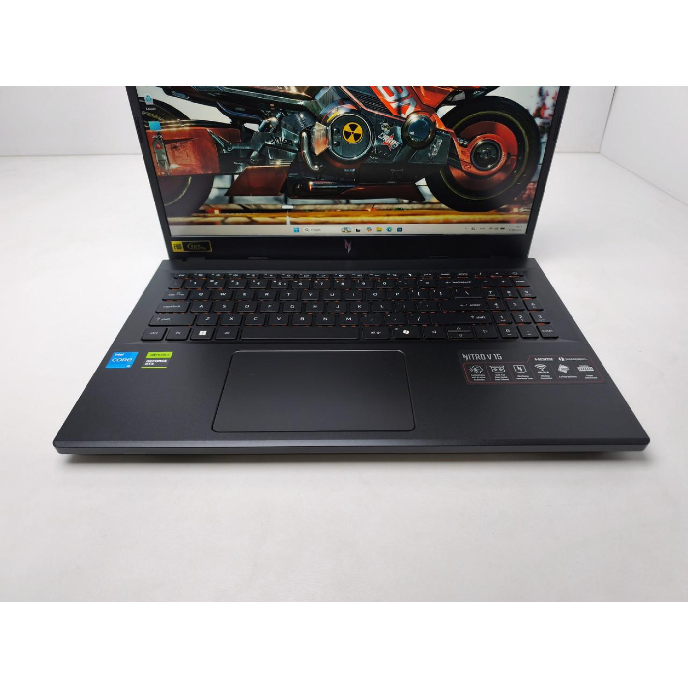 Ноутбук Acer 15.6 Nitro V 15 ANV15-51 FHD IPS 165Hz/Intel Core i5-13420H/16GB/512GB SSD/NVIDIA GeForce RTX 4050 6GB/DOS/Obsidian Black (14219) Б/в
