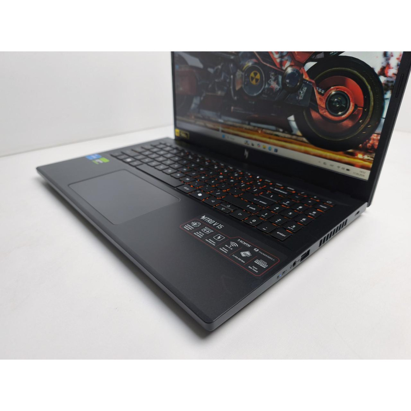 Ноутбук Acer 15.6 Nitro V 15 ANV15-51 FHD IPS 165Hz/Intel Core i5-13420H/16GB/512GB SSD/NVIDIA GeForce RTX 4050 6GB/DOS/Obsidian Black (14219) Б/в