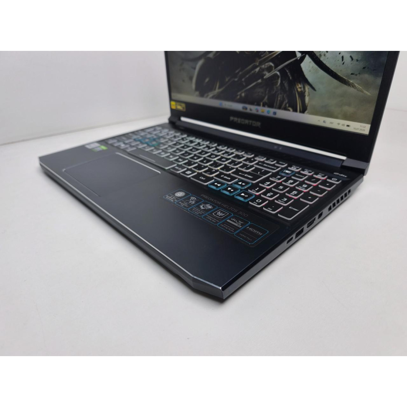 Ноутбук Acer 15.6 Predator Helios 300 FHD IPS 144Hz/Intel Core i7-10850H/16GB/512GB SSD/NVIDIA GeForce RTX 3080 8GB/DOS/Black (13509) Б/у