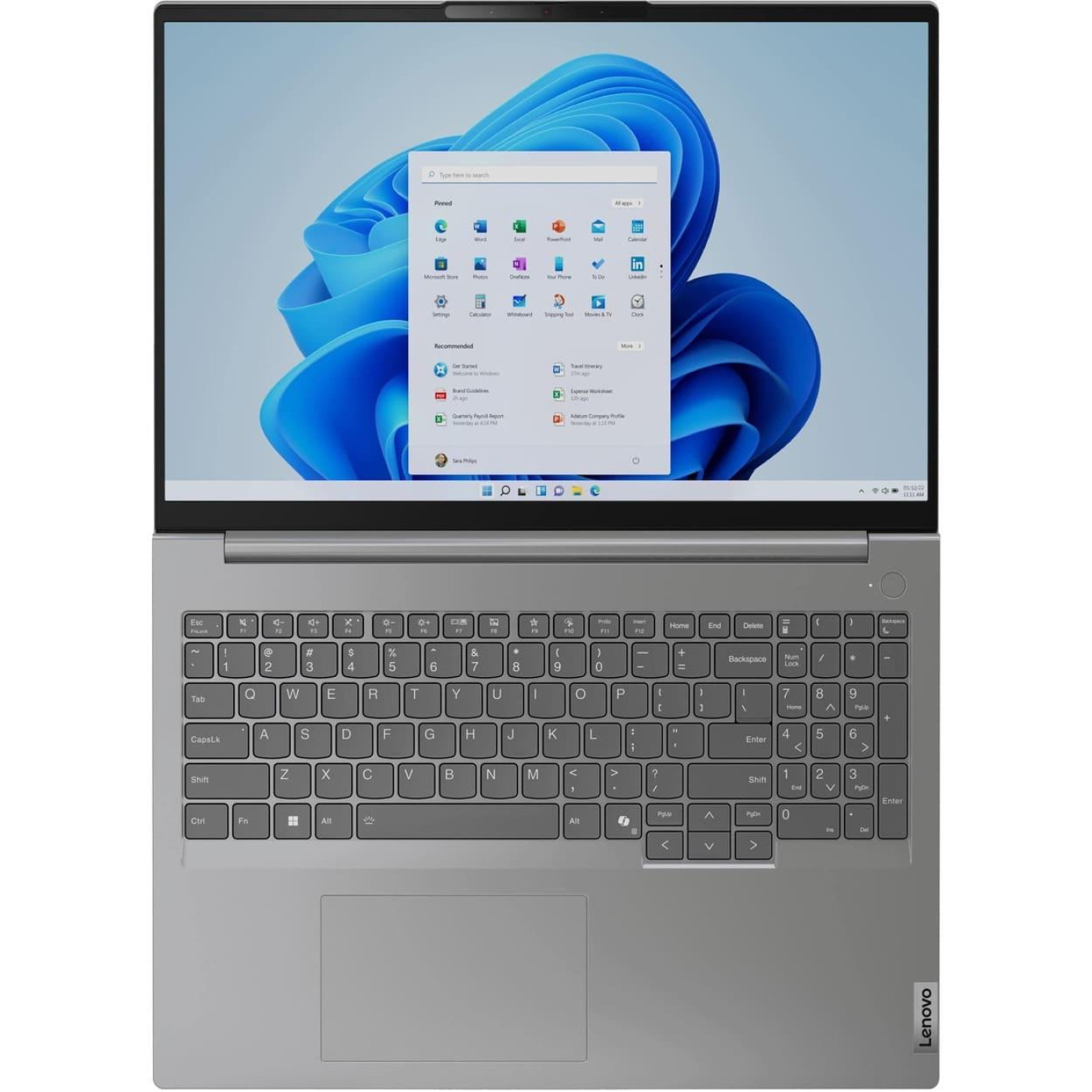 Ноутбук Lenovo 16 ThinkBook 16 G7 ARP 1920x1200/R7 7735HS/32/1TB SSD/AMD Radeon 680M/DOS/grey (21MW000QRA)