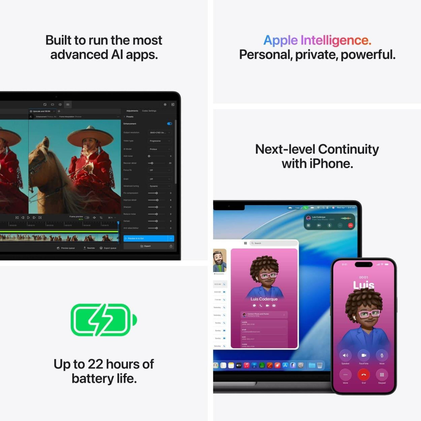 Ноутбук Apple 14 MacBook Pro A3426/Apple M5 Pro/48GB/1TB/UMA/DOS/Space Black (Z1ML001TJ)