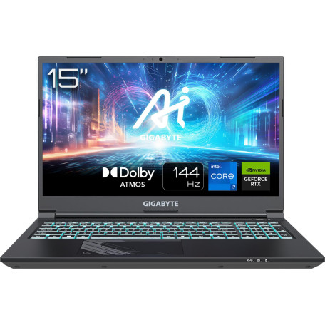 Ноутбук GIGABYTE 15 G5 KF 2024 1920x1080/Intel Core i7-13620H/32 ГБ/1000 ГБ/RTX 4060/Win11/Iron Gray (G5 KF5-H3KZ354KH_) Б/в