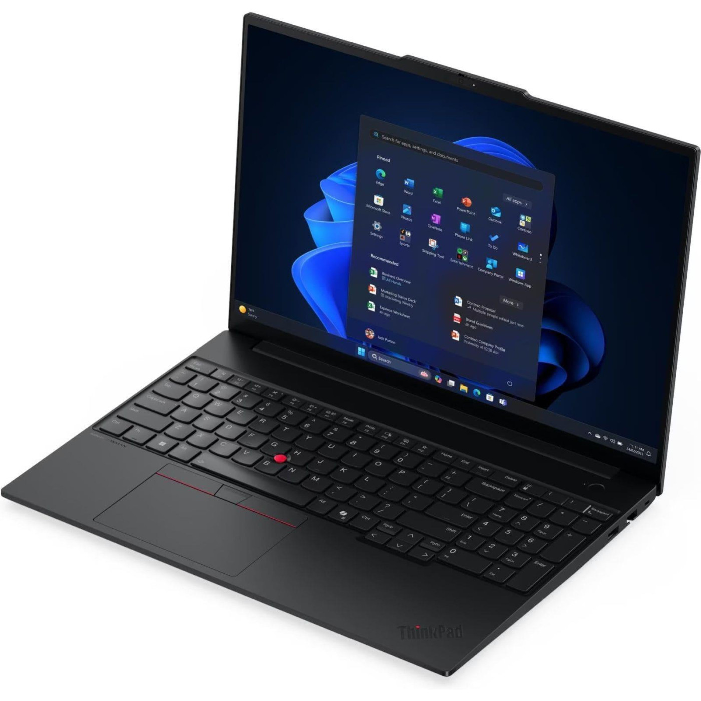 Ноутбук Lenovo 16 ThinkPad E16 Gen 3 AMD IPS/Ryzen 5 230/16GB/512SSD/UMA/W11P/Eclipse Black (21SUS01N00)