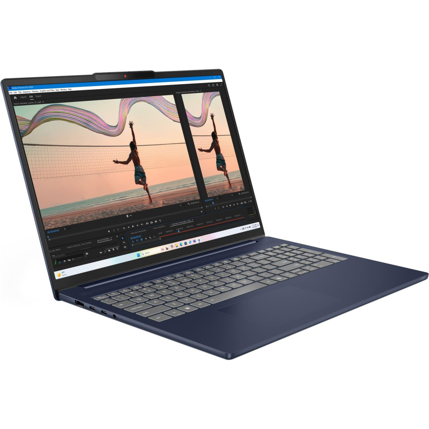 Ноутбук Lenovo 16 IdeaPad Slim 5 16ARP10 IPS/Ryzen 7 7735HS/16GB/512SSD/Intel Graphics/DOS/Cosmic Blue (83HU003CRA)