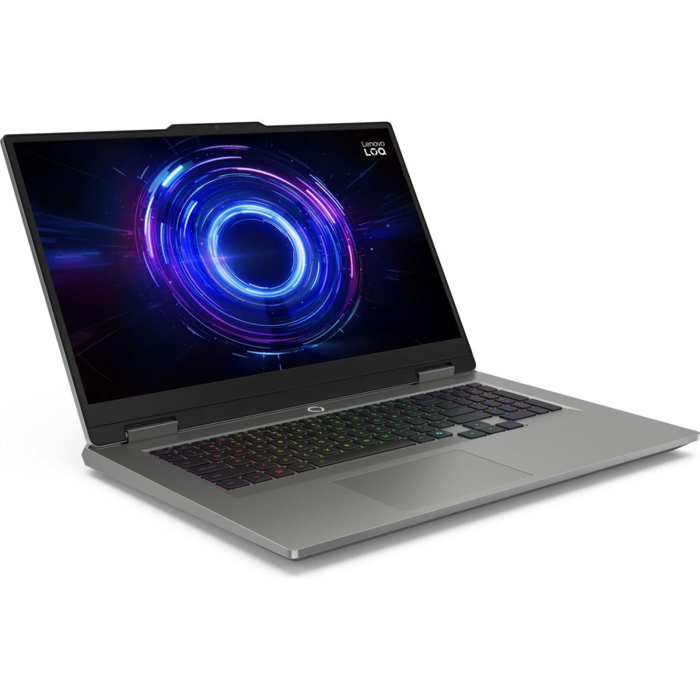 Ноутбук Lenovo 17.3 LOQ 17IRX10 FHD IPS 165Hz/Intel i5-13450HX/32GB/1TB/RTX 5050 8GB/DOS/Luna Grey (83JH00B6RA)