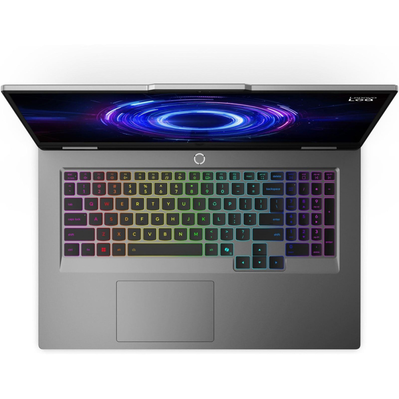 Ноутбук Lenovo 17.3 LOQ 17IRX10 FHD IPS 165Hz/Intel i7-13700HX/16GB/1TB/RTX 5060 8GB/DOS/Luna Grey (83JH008JRA)