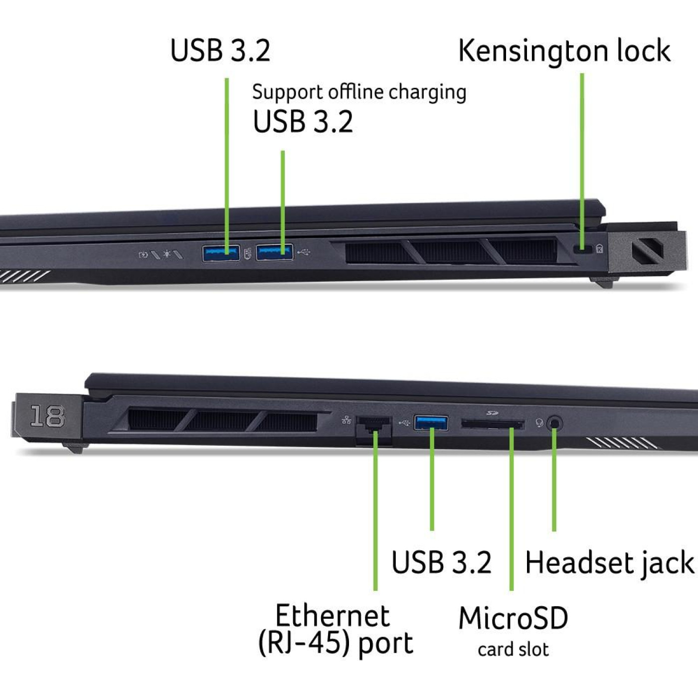 Ноутбук Acer 18 Predator Helios PH18-73 WQUXGA IPS/U9-275HX/96GB/4TB/RTX 5090 24GB/Win11P/Black (NH.QVWEU.002)