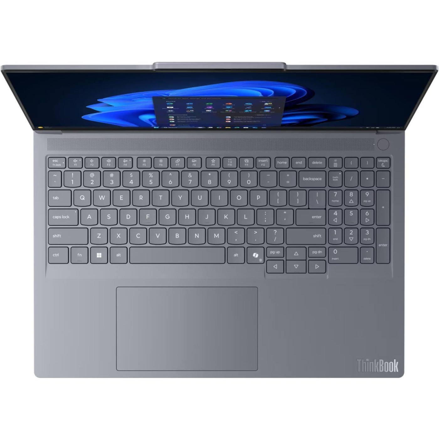 Ноутбук Lenovo 16 ThinkBook 16p G6 ADR 2K/Ryzen 9 8940HX/32GB/512SSD/RTX 5060 8GB/W11P/Luna Grey (21U0000KRA)