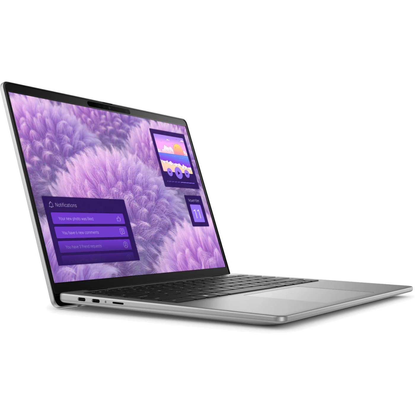 Ноутбук Dell 14 Inspiron 14 5441 Copilot+ PC Full HD+ IPS 60Hz/Qualcomm Snapdragon X Plus X1P-64-100/16GB/1TB/Qualcomm Adreno/W11H/Gray (i5441-SX10041 U1