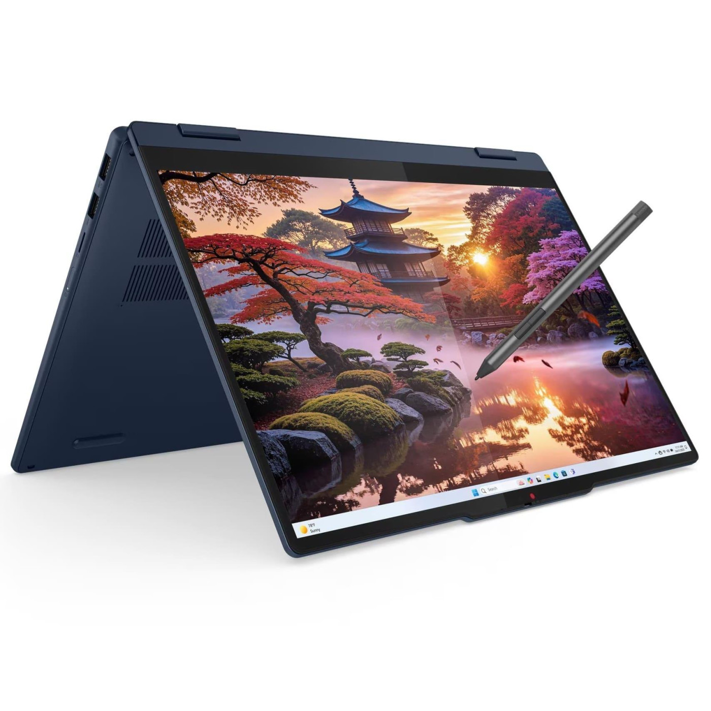 Ноутбук Lenovo 14 IdeaPad 5 14AKP10 Full HD+ IPS Touchscreen/Ryzen 7 AI 350/16GB/1TB/Radeon 860M/W11H/Cosmic Blue (83KT001YUS) U1