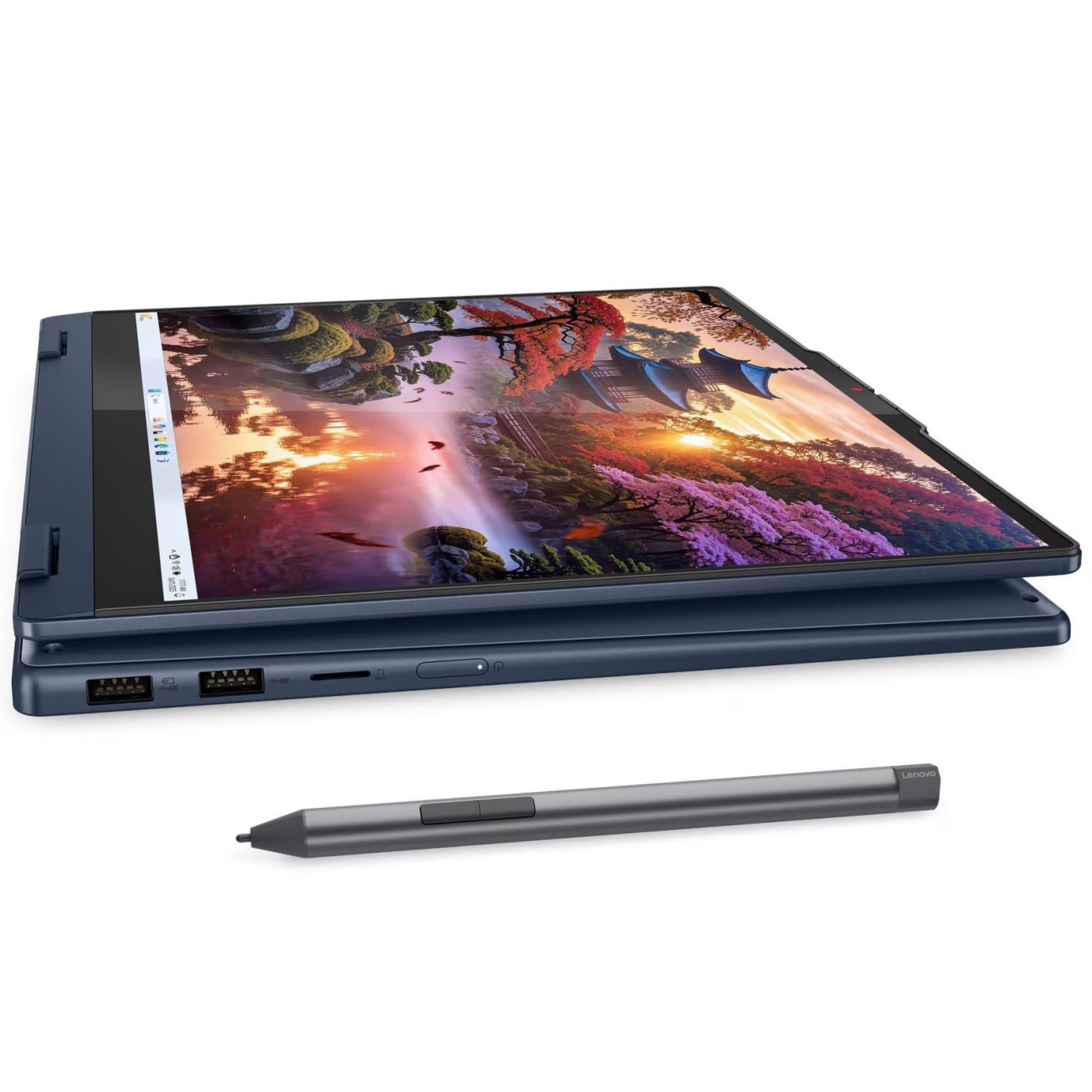 Ноутбук Lenovo 14 IdeaPad 5 14AKP10 Full HD+ IPS Touchscreen/Ryzen 7 AI 350/16GB/1TB/Radeon 860M/W11H/Cosmic Blue (83KT001YUS) U1