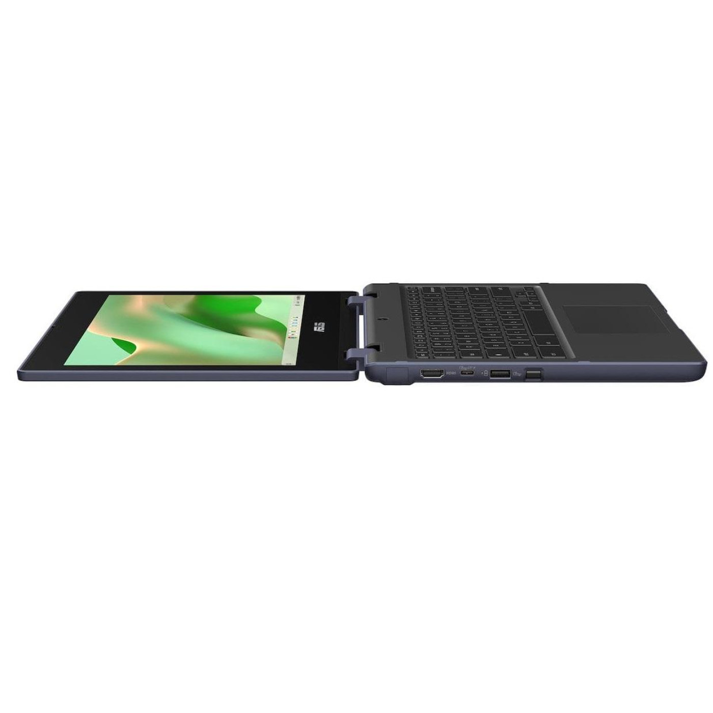 Ноутбук ASUS 11.6 Chromebook CZ11 Flip CZ1104FM2A HD/MediaTek Kompanio 520/8GB/64SSD/ARM Mali-G52 MC2/ChromeOS/Mineral Grey (90NX07V1-M00900)