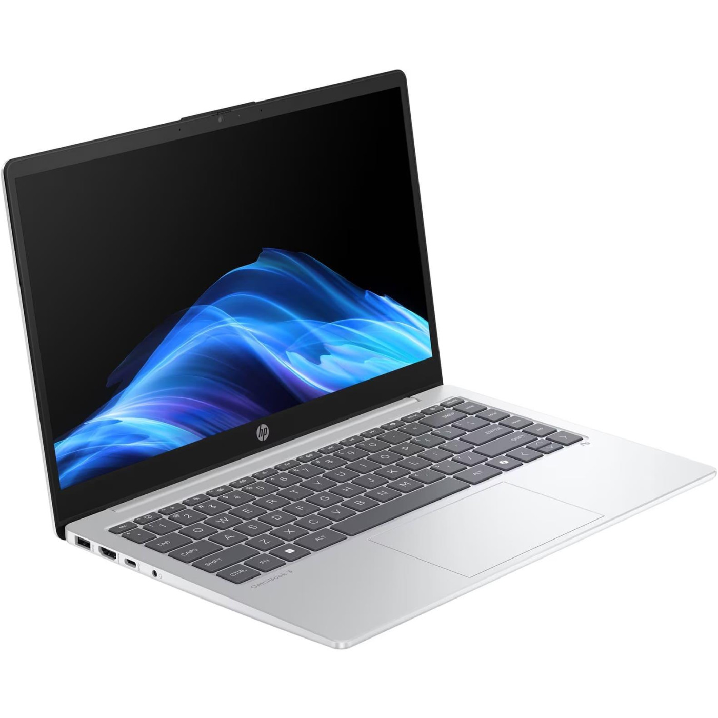 Ноутбук HP 14 OmniBook 3 14-ha0004ua FHD SVA/Ryzen AI 7 350/16GB/512SSD/Radeon/W11H/Silver (C9MZ3EA)