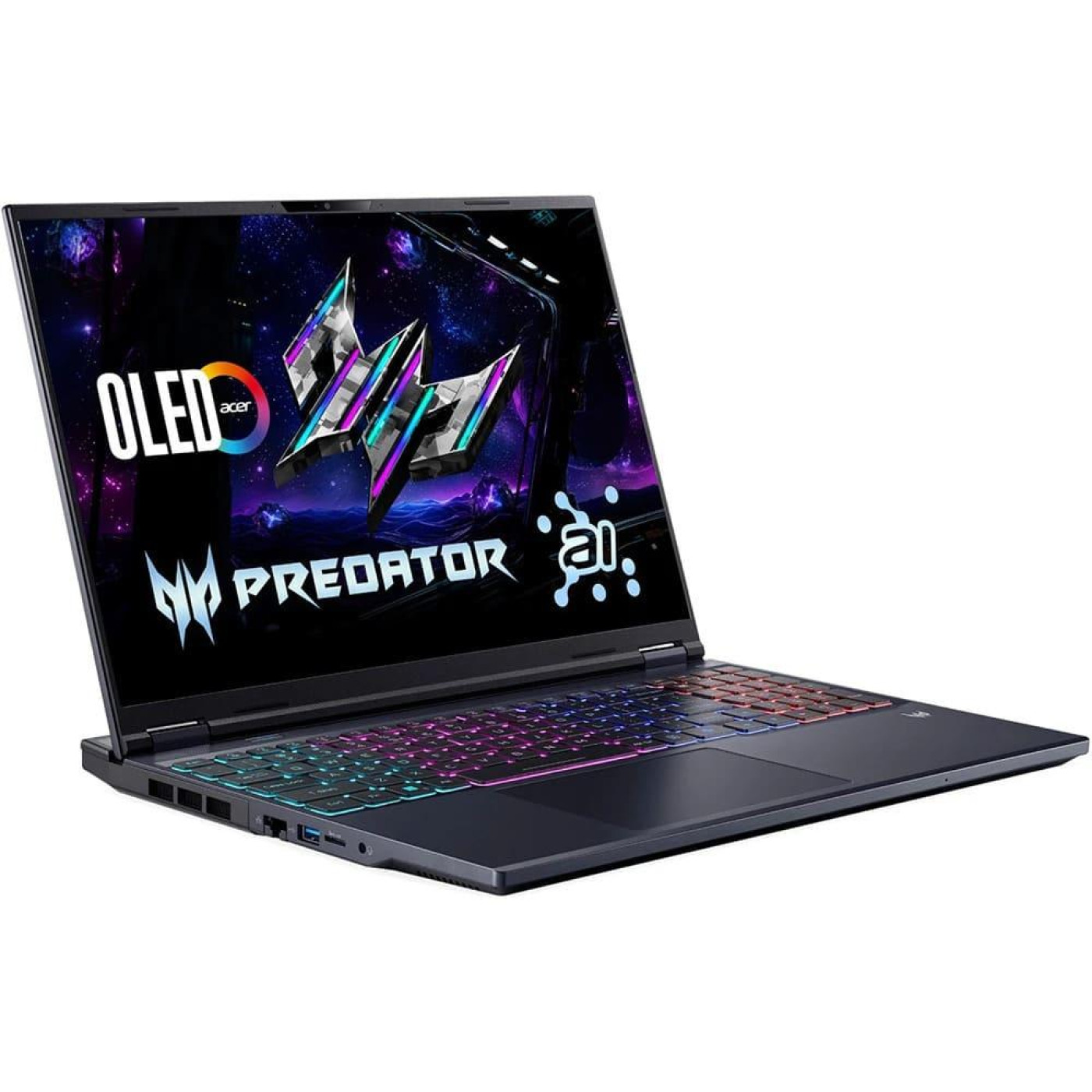 Ноутбук Acer 16 Predator Helios Neo PHN16S-71 OLED/U9-275HX/64GB/2TB/RTX 5060 8GB/Linux/Black (NH.QZEEU.002)