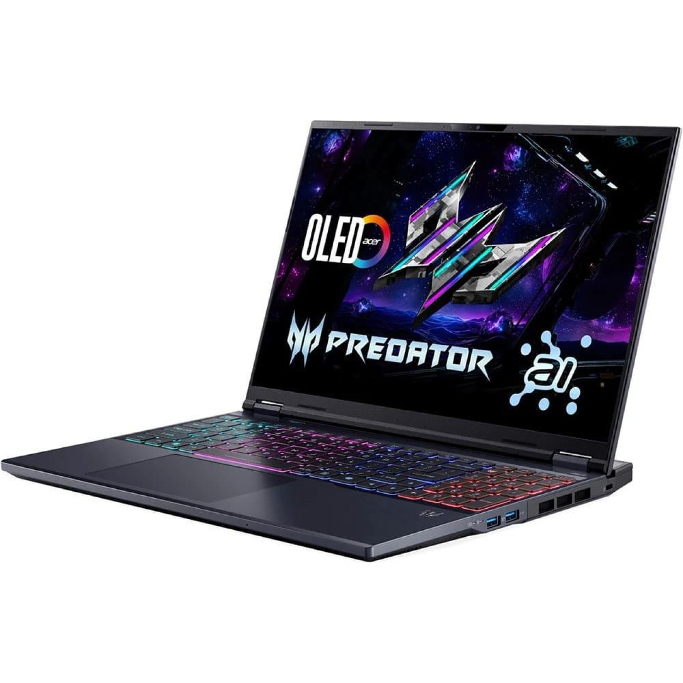 Ноутбук Acer 16 Predator Helios Neo PHN16S-71 OLED/U9-275HX/64GB/2TB/RTX 5070 8GB/Linux/Black (NH.QZFEU.001)