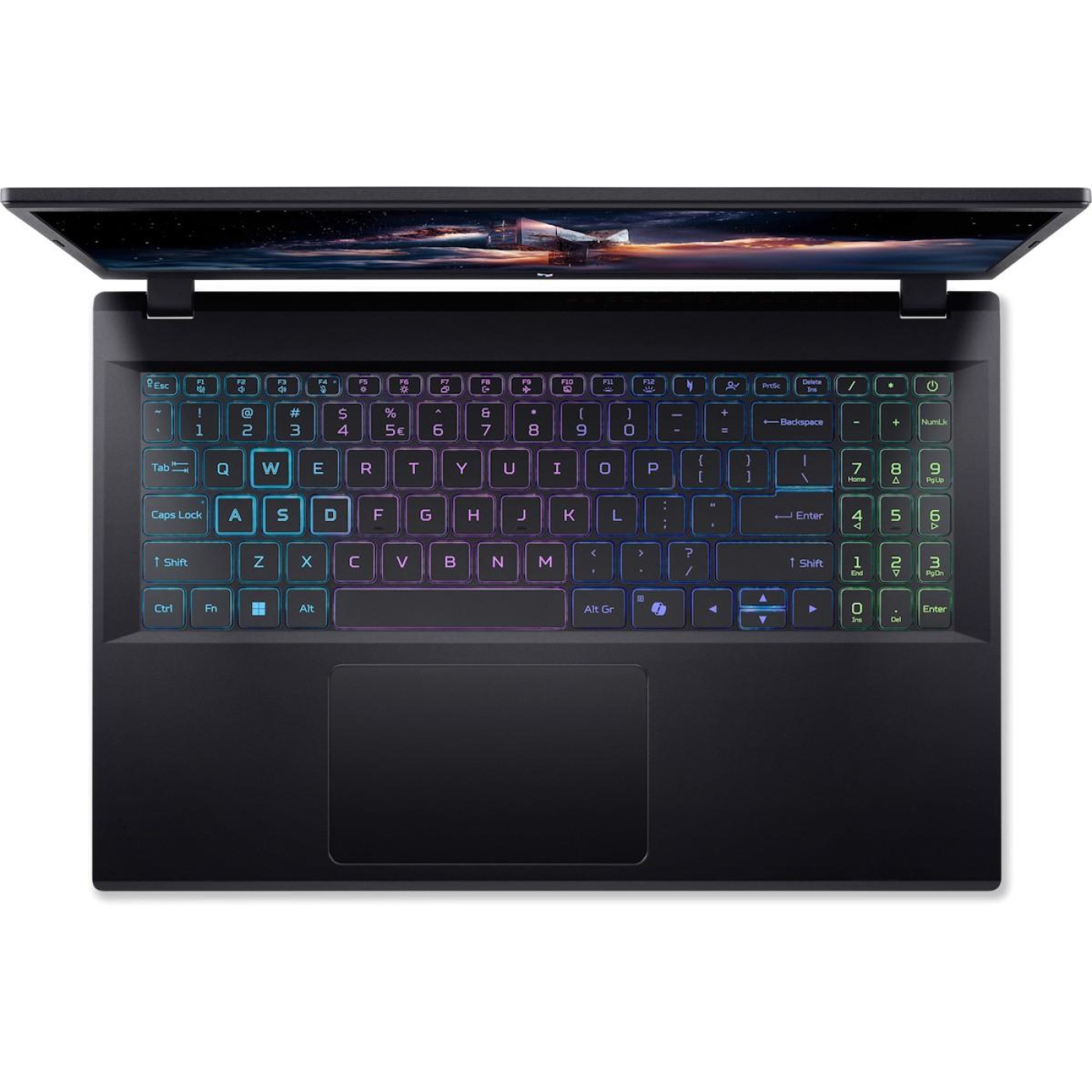 Ноутбук Acer 15.6 Nitro V 15 ANV15-A31 FHD IPS/Ryzen 5 150/16GB/512SSD/RTX 5060 8GB/DOS/Black (NH.U3REU.00A)