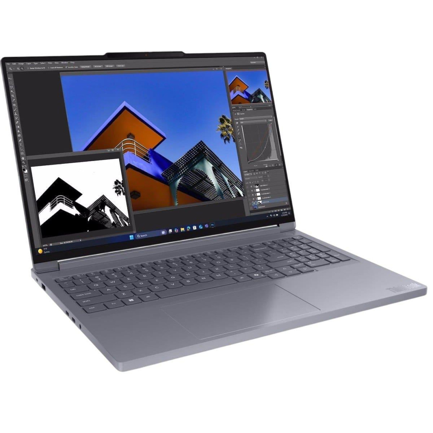 Ноутбук Lenovo 16 ThinkBook 16P G6 ADR 2560x1600 IPS 240Hz/Ryzen 9 8940HX/64GB/1TB/RTX 5060/W11P/Luna Gray (21U00017GE *)