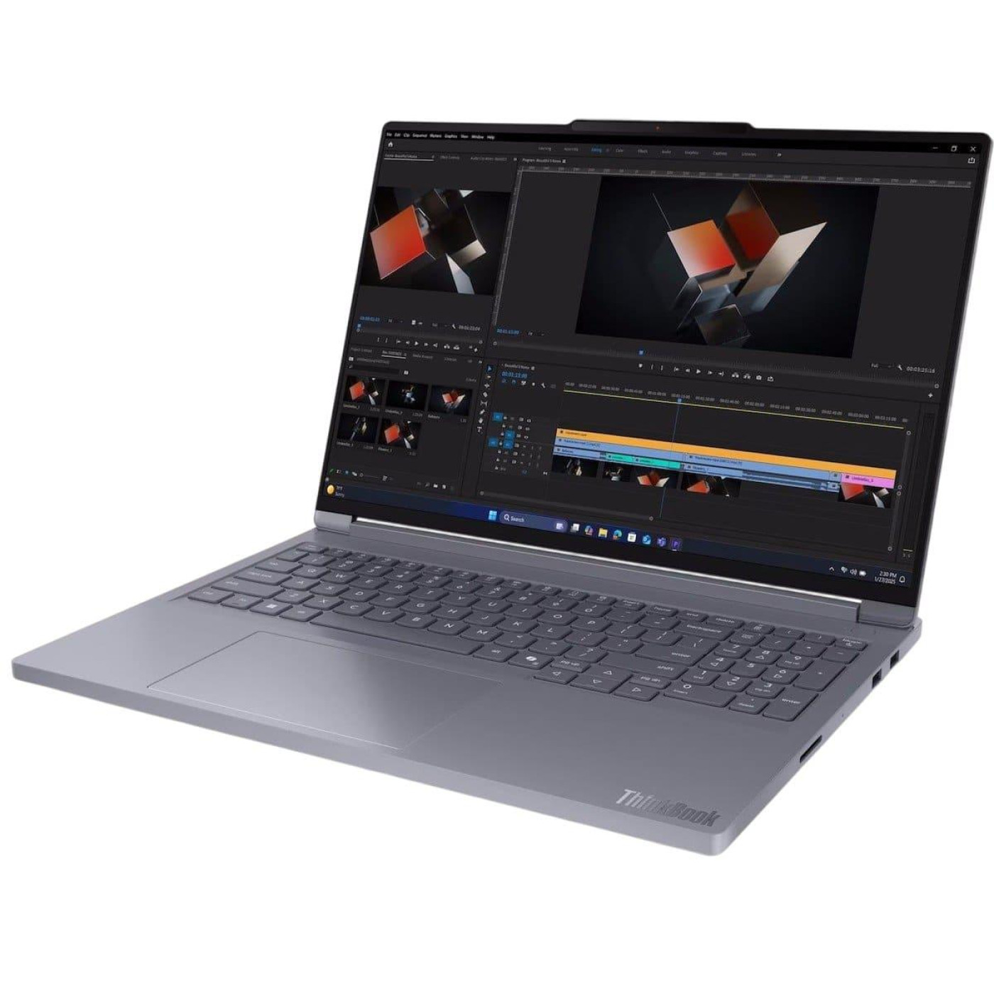 Ноутбук Lenovo 16 ThinkBook 16P G6 ADR 2560x1600 IPS 240Hz/Ryzen 9 8940HX/64GB/1TB/RTX 5060/W11P/Luna Gray (21U00017GE *)