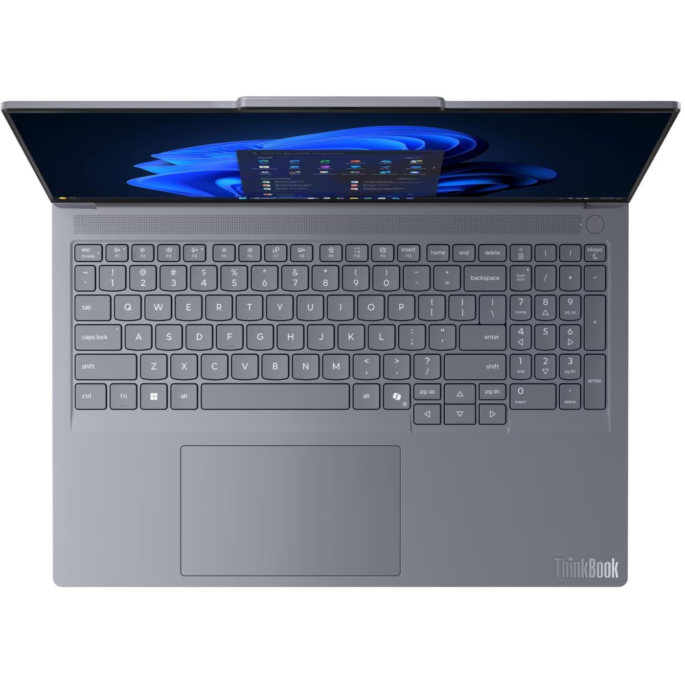 Ноутбук Lenovo 16 ThinkBook 16P G6 IAX 3200x2000 IPS 165Hz/Intel Ultra 9 275HX/32GB/1TB/RTX 5060/W11P/Luna Gray (21R00041GE *)