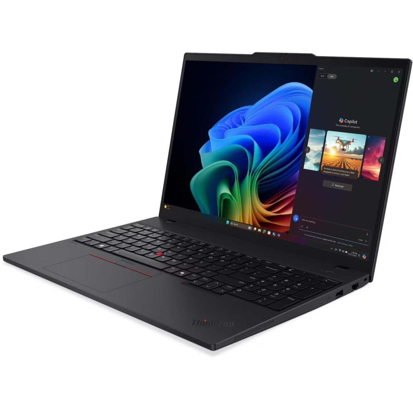 Ноутбук Lenovo 16 ThinkPad T16 Gen 4/AMD Ryzen 5 AI PRO 340/32GB/1TB/UMA/DOS/Black (21QQS0MY00)
