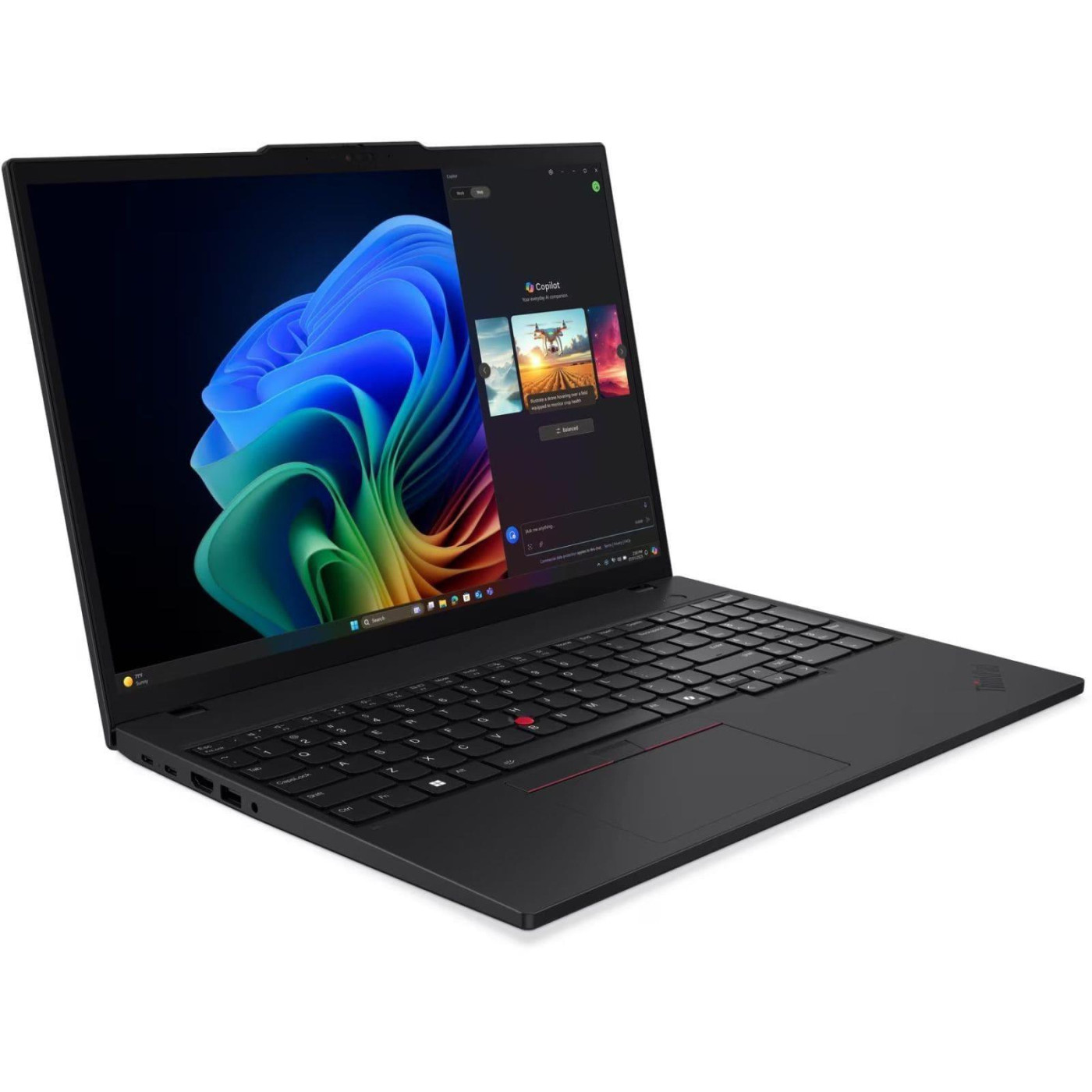 Ноутбук Lenovo 16 ThinkPad T16 Gen 4/AMD Ryzen 5 AI PRO 340/32GB/1TB/UMA/DOS/Black (21QQS0MY00)