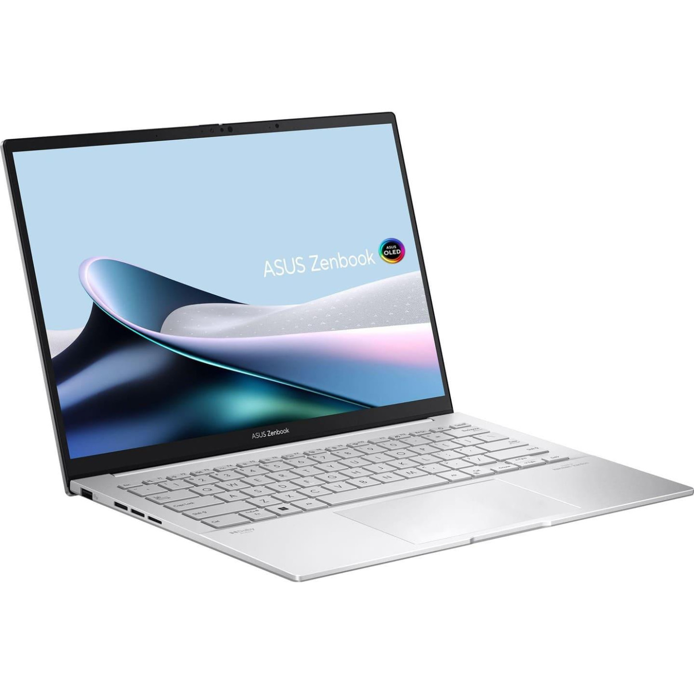 Ноутбук ASUS 14 Zenbook 14 OLED UX3405CA-QL293 WUXGA OLED 60Hz/Intel U7-255H/32GB/1TB/Intel Arc/DOS/Foggy Silver (90NB14W4-M00BH0)