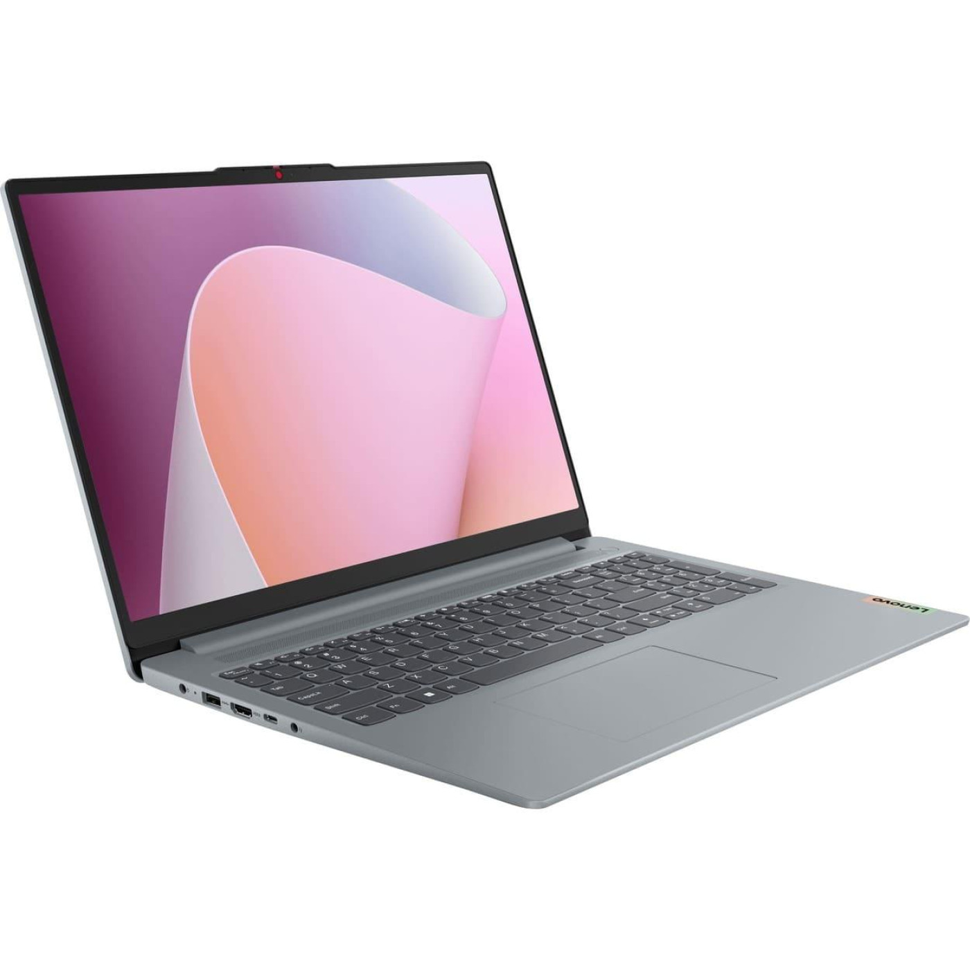 Ноутбук Lenovo 15.6 IdeaPad Slim 3 15AMN8 FHD IPS 60Hz/Ryzen 5 40/16GB/512 SSD/UMA/DOS/Arctic Grey (82XQ01KBRA)