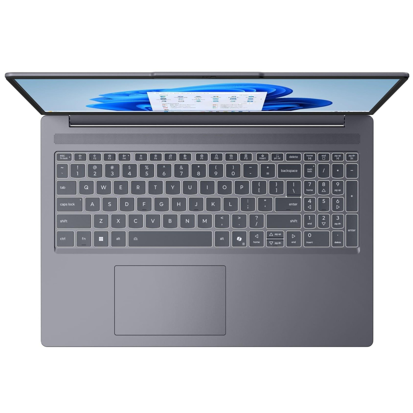 Ноутбук Lenovo 15.3 IdeaPad Slim 3 15Q8X10 Full HD+ IPS Touchscreen/Qualcomm Snapdragon X1-26-100/16GB/1TB/Qualcomm Adreno/W11H/Luna Grey (83N30010US) U1
