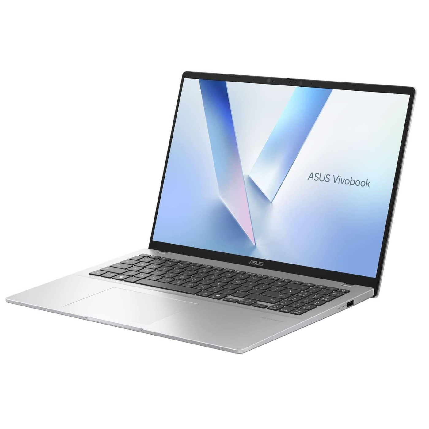 Ноутбук ASUS 16 VivoBook 16 X1607QA IPS (1920x1200) Full HD+ 60Hz/Qualcomm Snapdragon X1-26-100 (2.98 ГГц)/16GB/1TB/Qualcomm Adreno/DOS/Silver (X1607Q U1