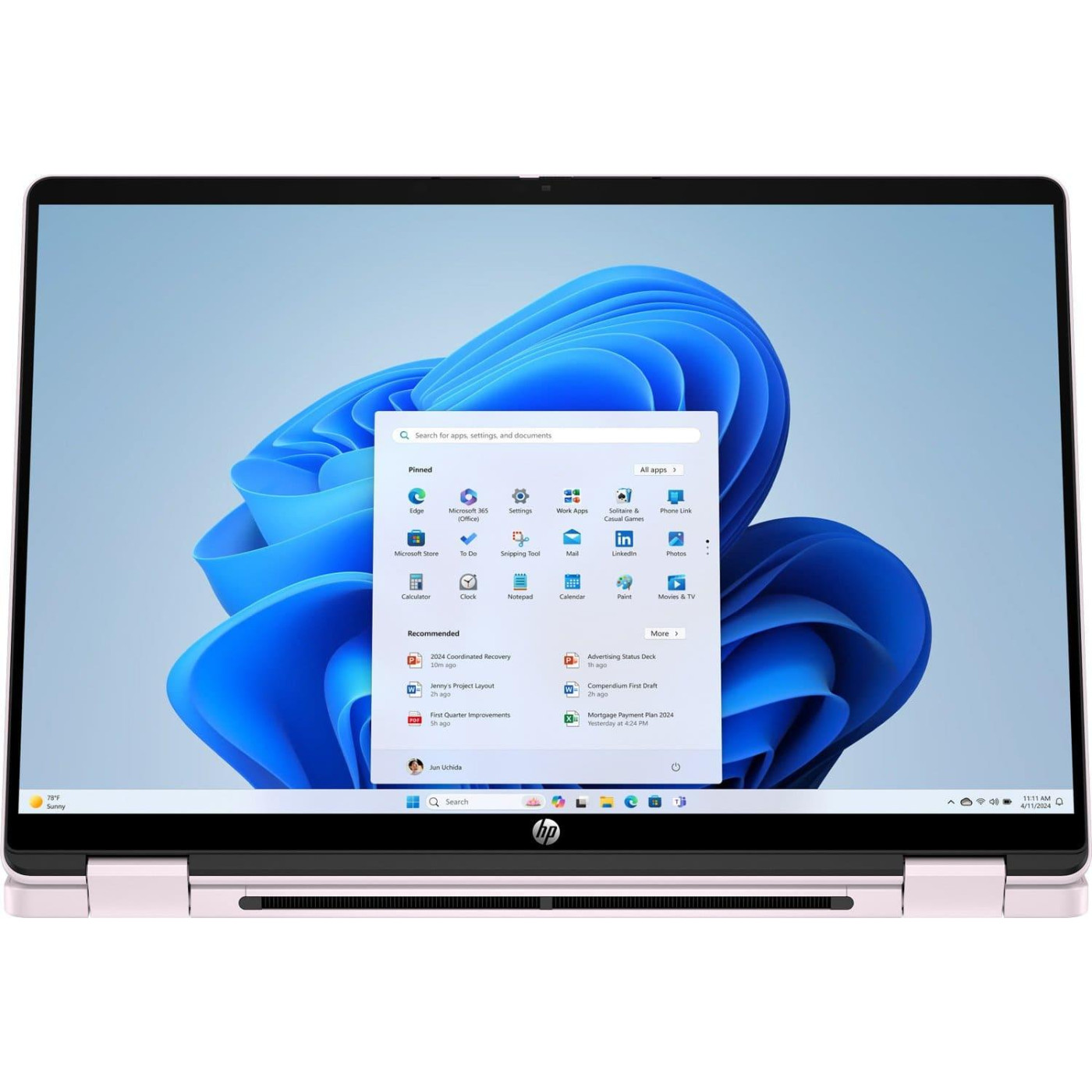 Ноутбук HP 14 OmniBook 5 Flip x360 14-fp0025ua 1920x1200 IPS Touch/Core 7-150U/24GB/512SSD/Intel Graphics/DOS/Pink (C9RQ8EA)