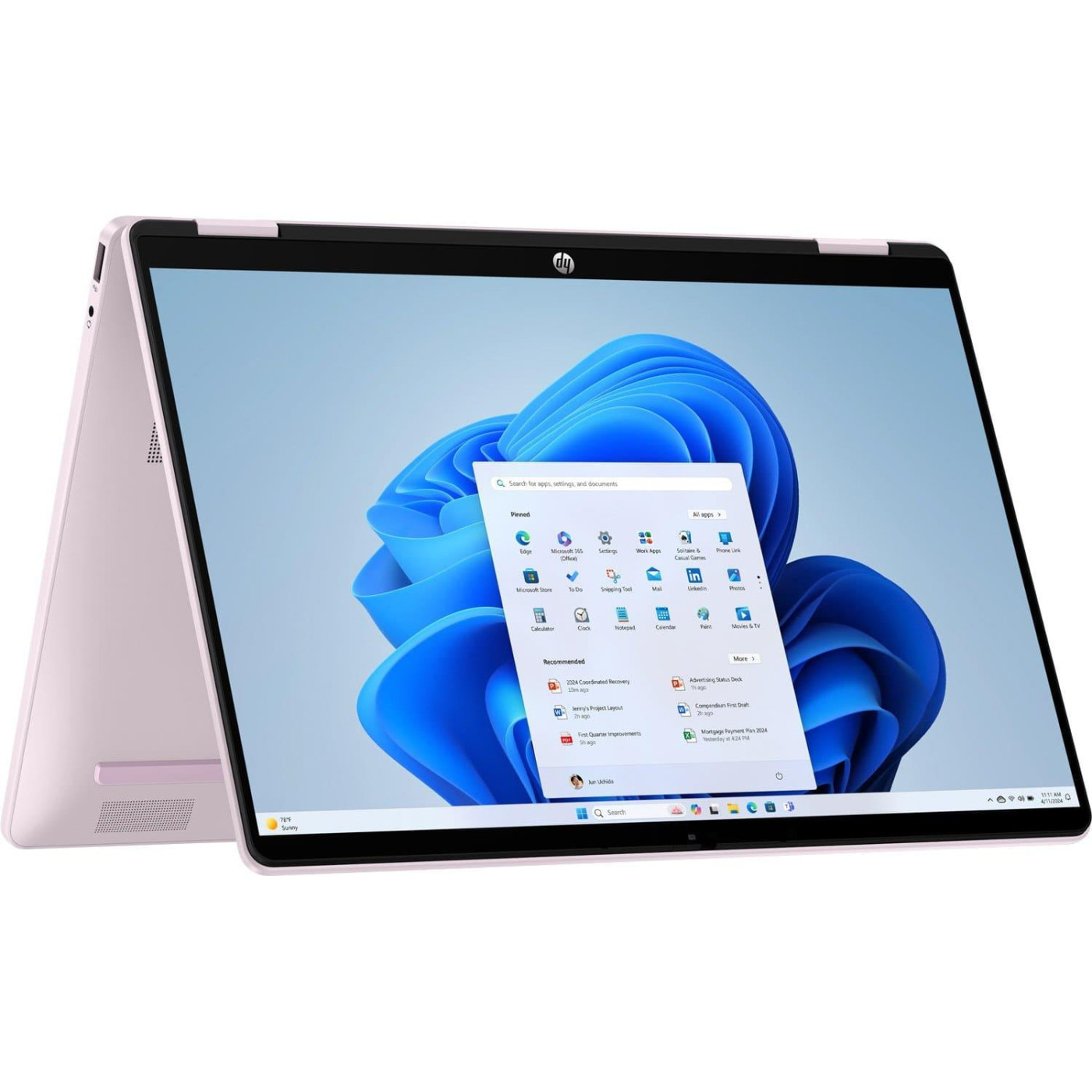 Ноутбук HP 14 OmniBook 5 Flip x360 14-fp0031ua 1920x1200 IPS Touch/Core 3-100U/8GB/512SSD/Intel Graphics/W11H/Pink (C9RR6EA)