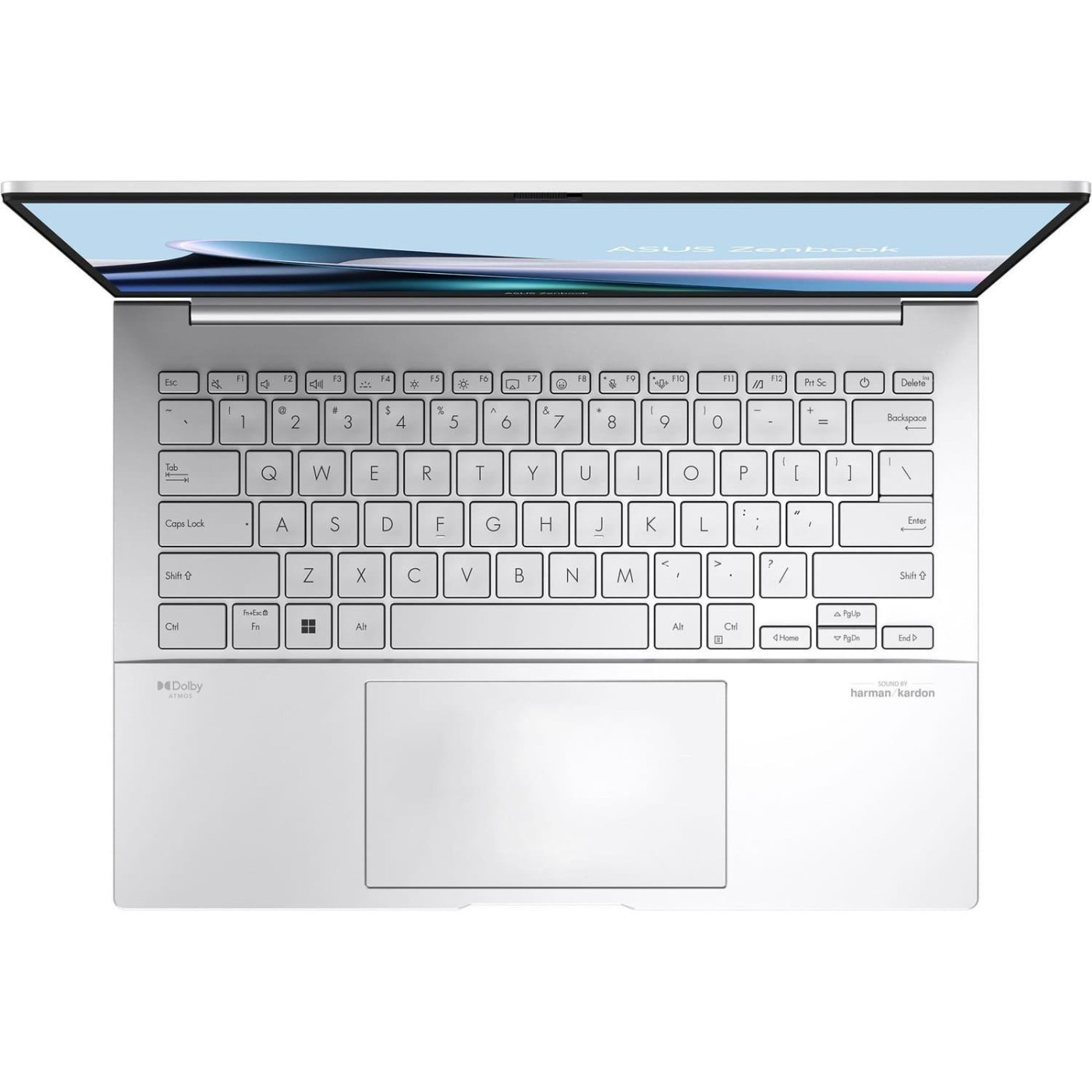 Ноутбук ASUS 14 Zenbook OLED UX3405CA-QL291/U9-285H/32GB/1TB/Intel Arc/DOS/Foggy Silver (90NB14W4-M00BE0)