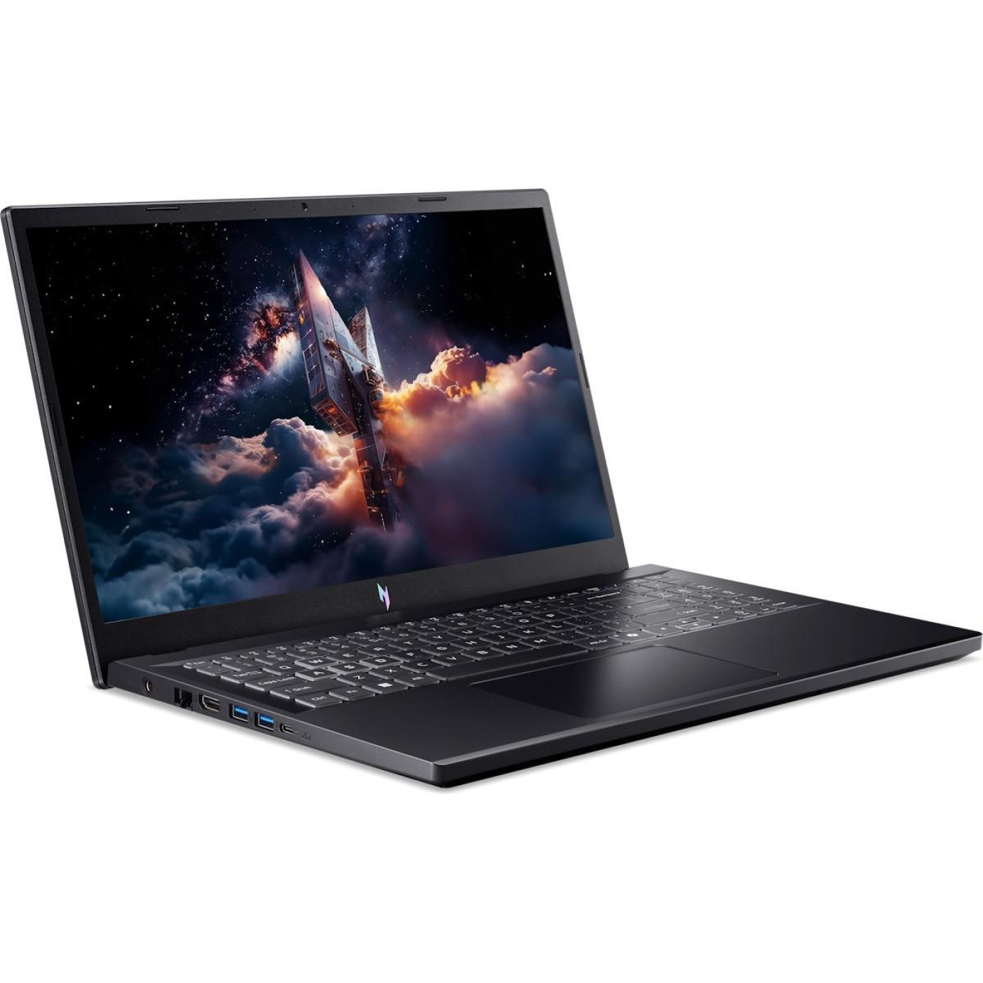 Ноутбук Acer 15.6 Nitro V 15 ANV15-A31 FHD IPS/Ryzen 7 170/16GB/512SSD/RTX 5050 8GB/DOS/Black (NH.U3QEU.00D)