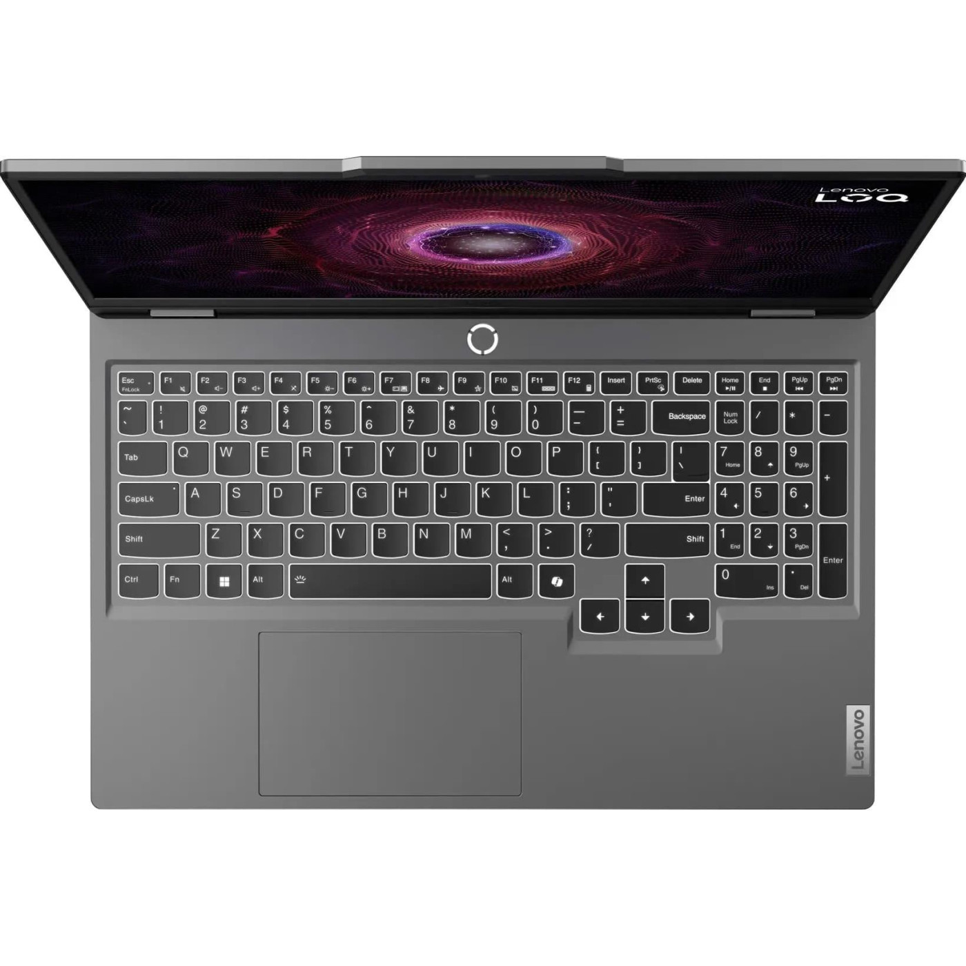 Ноутбук Lenovo 15.6 LOQ 15AHP9 FHD/AMD Ryzen 7 7445HS/16GB/512 SSD/RTX 3050/ DOS/Luna Grey (B3DX00F1PB)