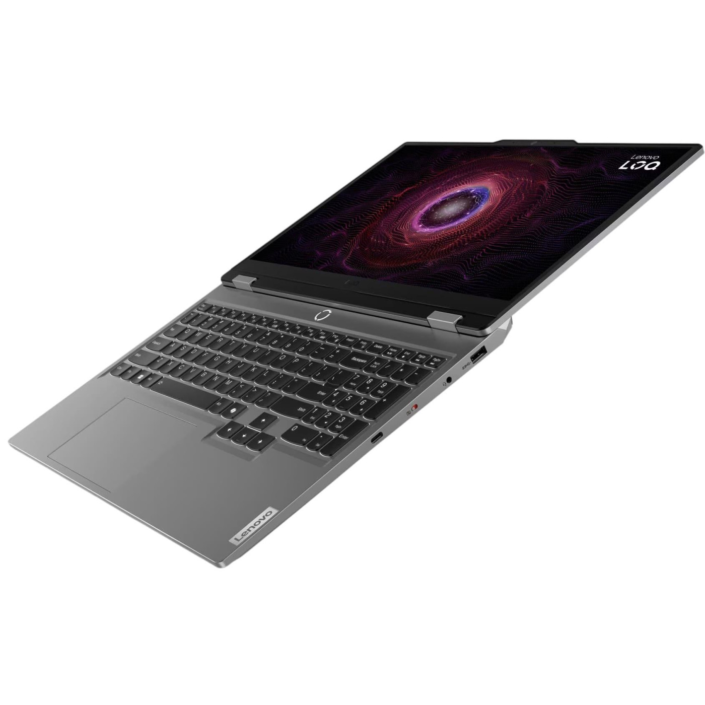 Ноутбук Lenovo 15.6 LOQ 15AHP9 FHD/AMD Ryzen 7 7445HS/16GB/512 SSD/RTX 3050/ DOS/Luna Grey (B3DX00F1PB)