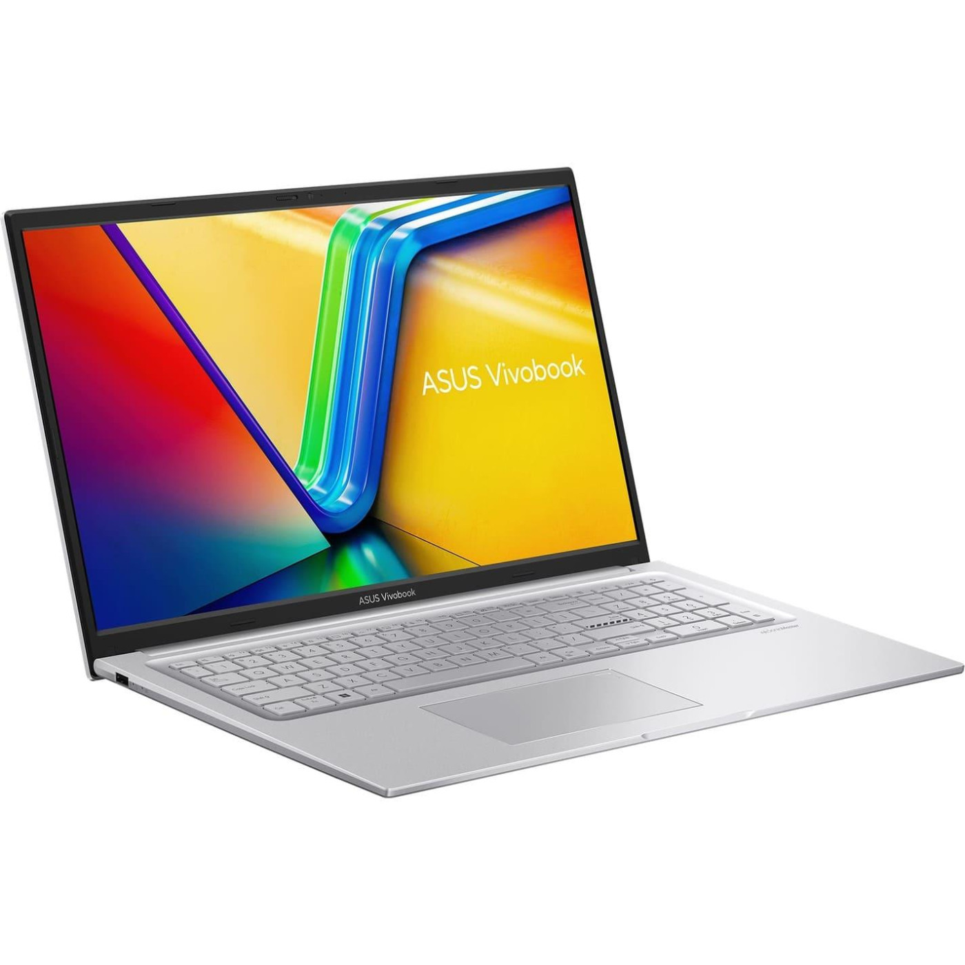 Ноутбук ASUS 17.3 Vivobook 17 X1704VA FHD IPS/Intel Core 7 150U/16GB/512SSD/UMA/DOS/Silver (90NB13X1-M00HH0)