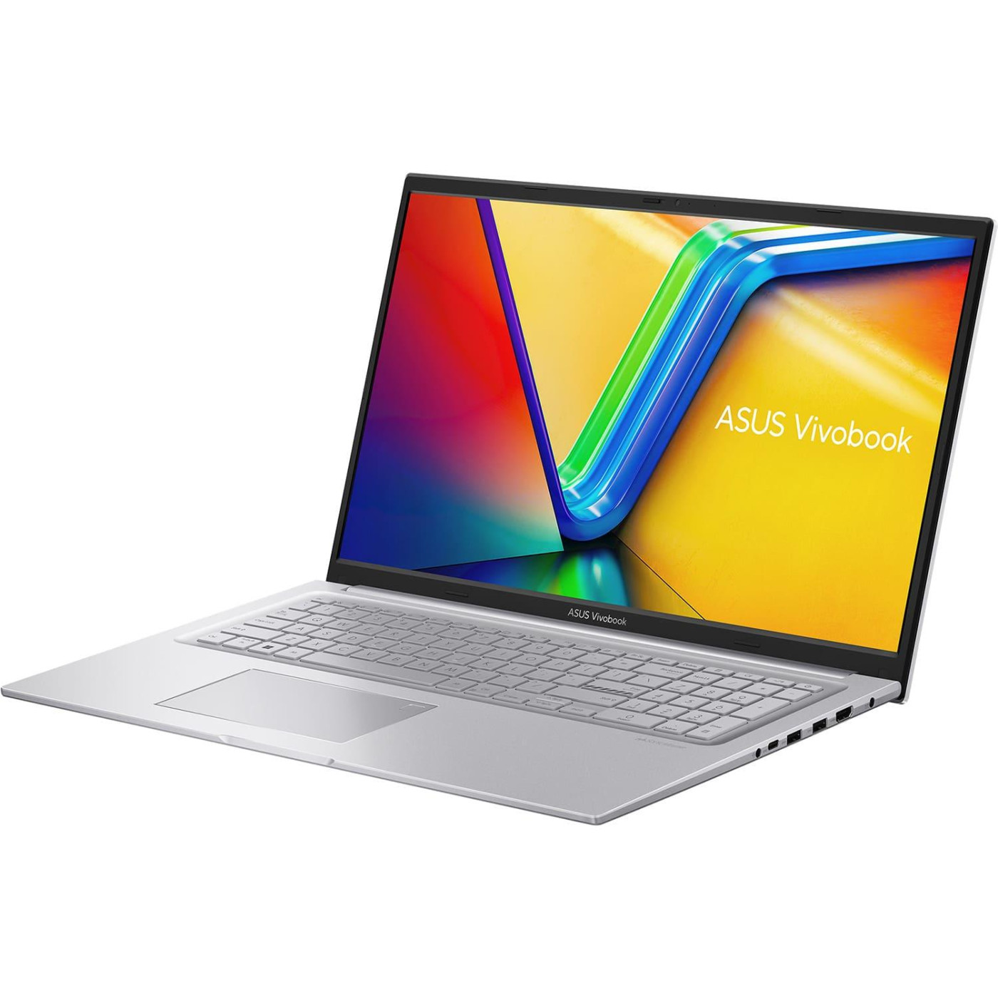 Ноутбук ASUS 17.3 Vivobook 17 X1704VA FHD IPS/Intel Core 7 150U/16GB/512SSD/UMA/DOS/Silver (90NB13X1-M00HH0)