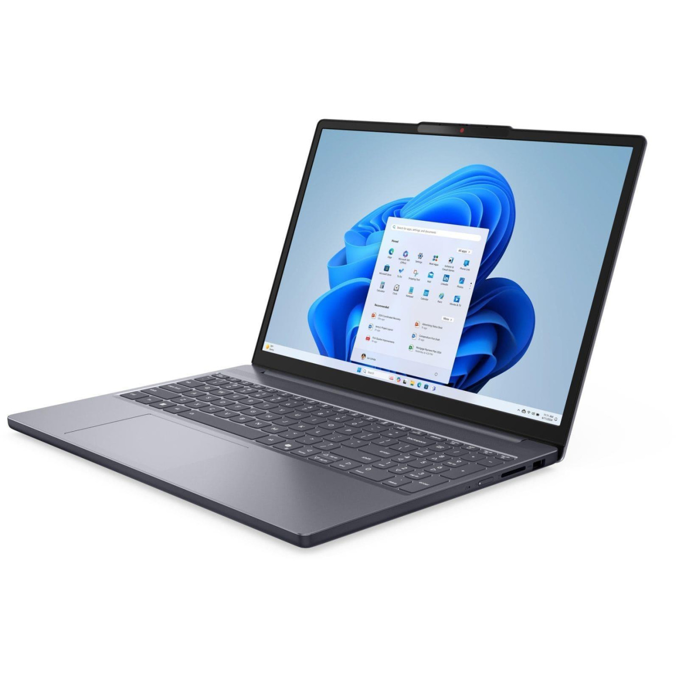 Ноутбук Lenovo 15.3 IdeaPad Slim 3 15IRU10 WUXGA/Core 3-100U/16GB/512GB/UMA/DOS/Gray (83KD0015RA)