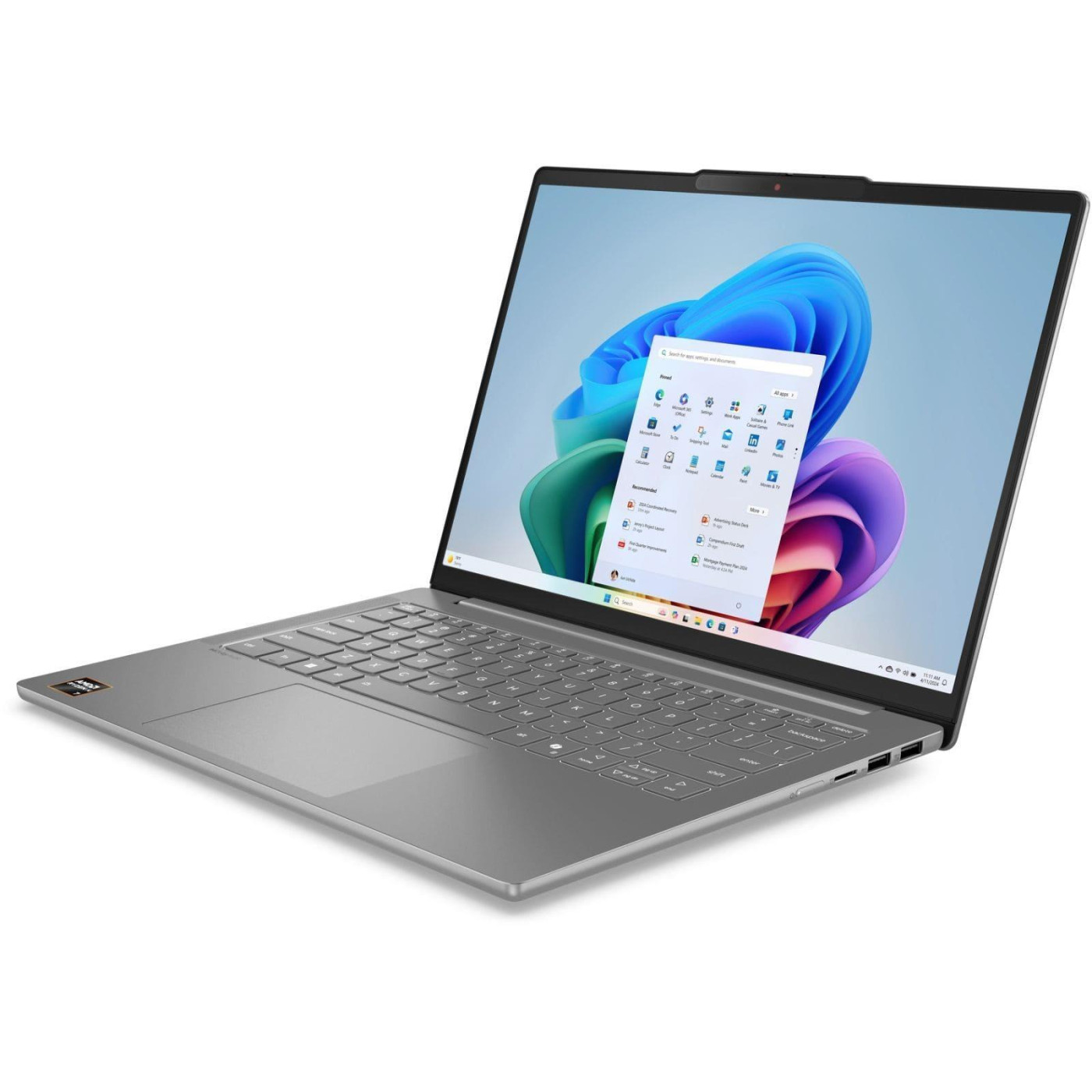 Ноутбук Lenovo 16 IdeaPad Slim 3 16IRH10 WUXGA/ Ryzen 7 7735HS/32GB/1TB/UMA/DOS/Gray (83HT0035RA)