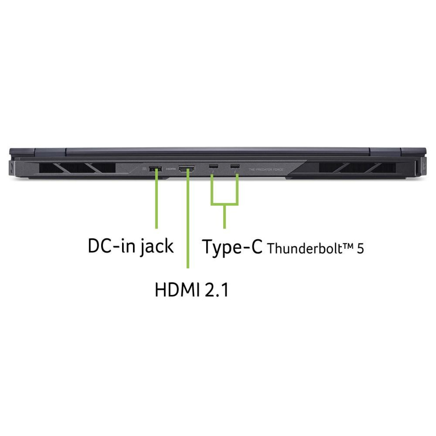 Ноутбук Acer 18 Predator Helios 18 AI PH18-I71 WQXGA IPS/Intel Core Ultra 9 290HX/64GB/1TB/RTX 5080 16GB/W11P/Black (NH.U3HEU.00B)