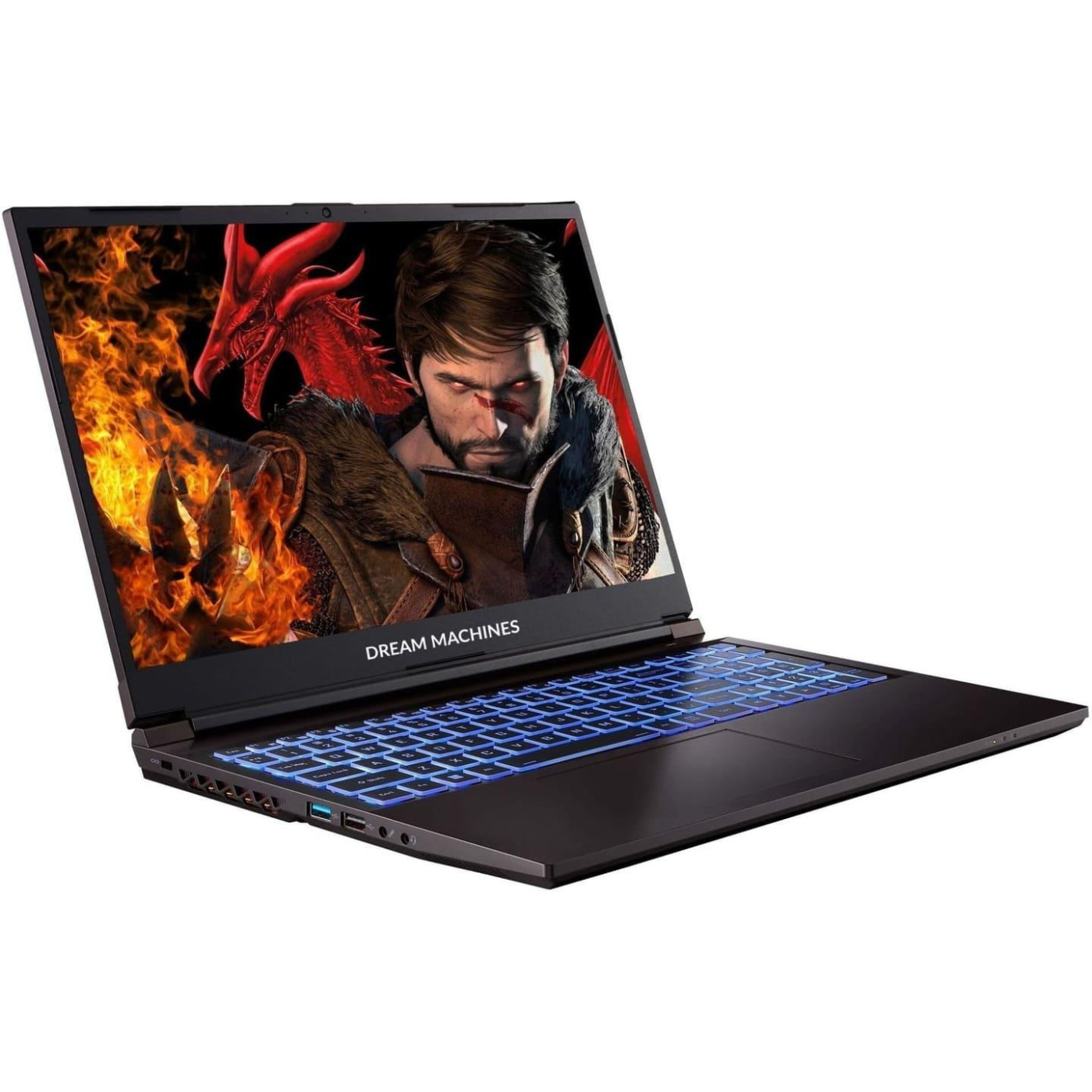 Ноутбук Dream Machines 15 RG2050-15 1920x1080;144 Гц IPS/Intel i7-13620H/32GB/F1TB/RTX 2050-4/DOS/black (RG2050-15UA26)