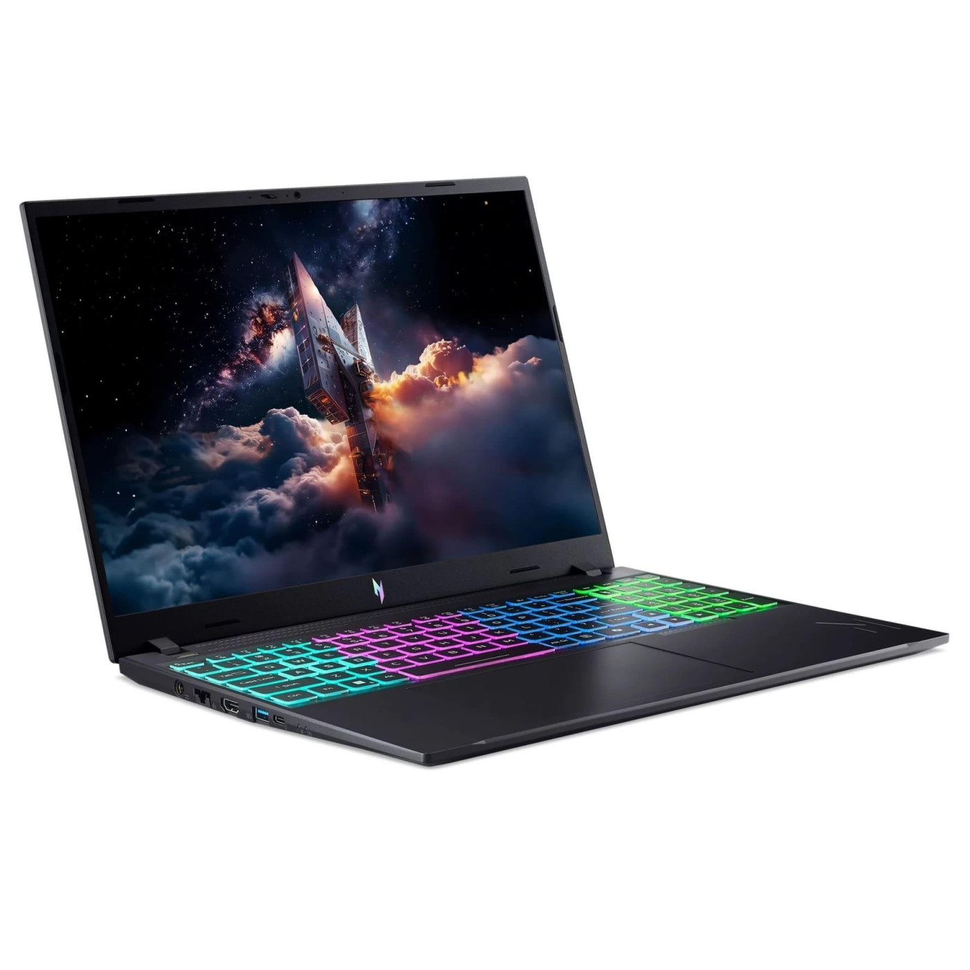 Ноутбук Acer 16 Nitro V 16 ANV16-I31 WUXGA IPS/Intel Core 5 210H/16GB/512 SSD/RTX 5050 8GB/Lin/Black (NH.U5BEU.006)