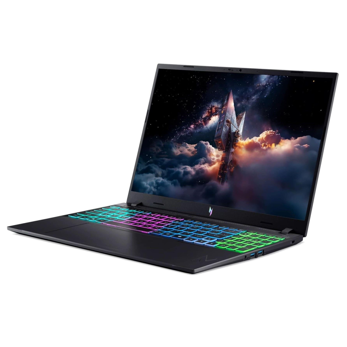 Ноутбук Acer 16 Nitro V 16 ANV16-I31 WUXGA IPS/Intel Core 5 210H/16GB/512 SSD/RTX 5050 8GB/Lin/Black (NH.U5BEU.006)
