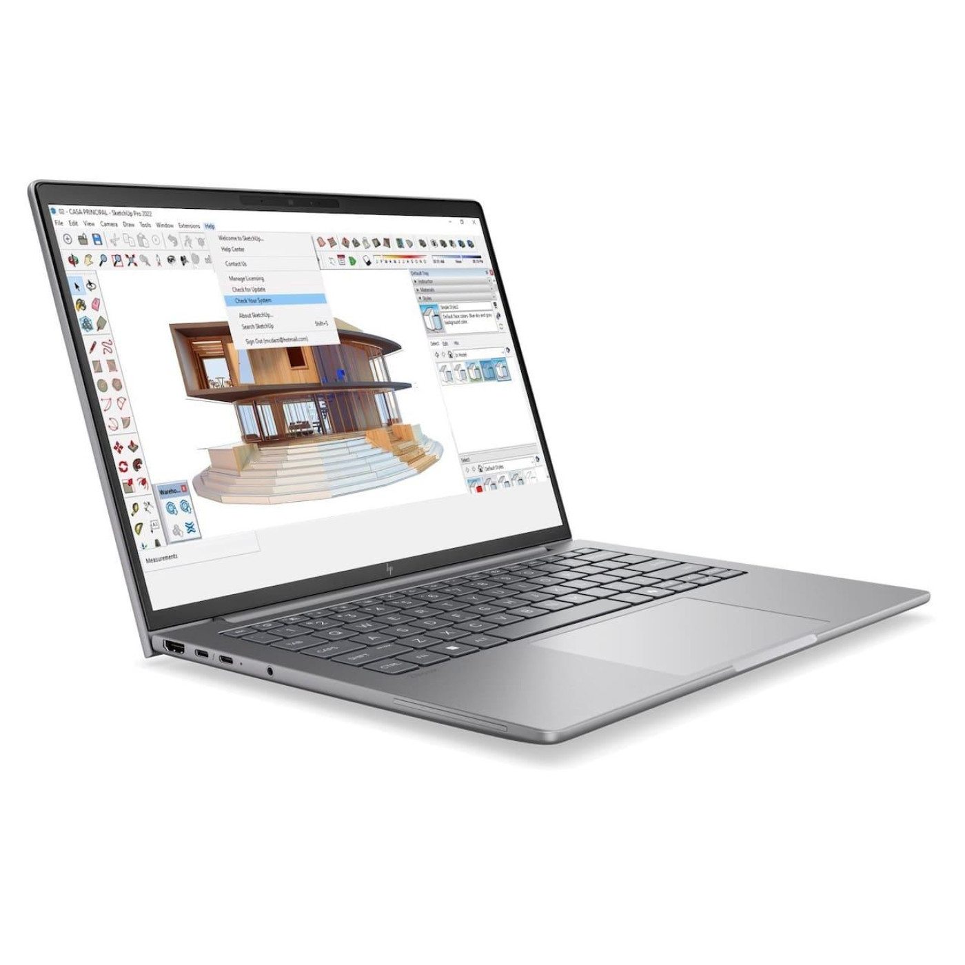 Ноутбук HP 14 ZBook 8 G2a 2.5K IPS/Ryzen 9 AI HX PRO 470/32GB/1TB/Radeon/DOS (DZ4D4ET)