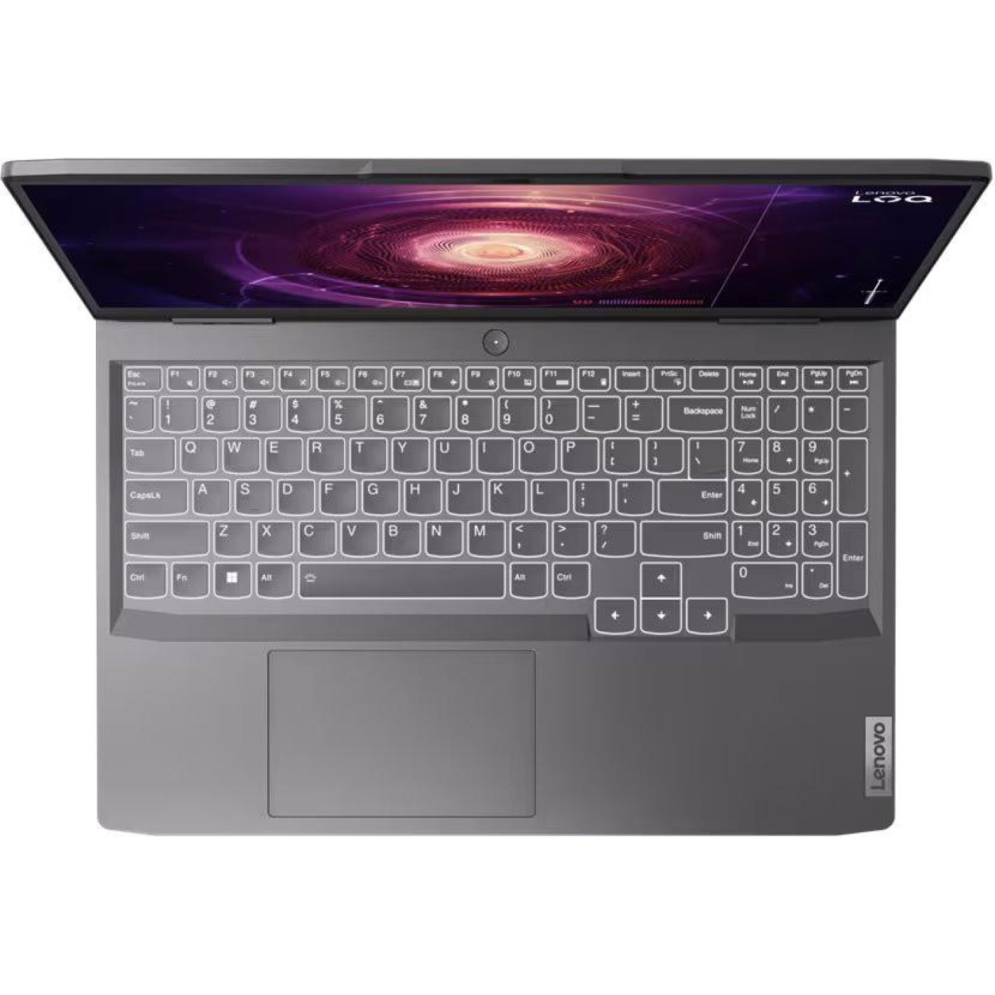 Ноутбук Lenovo 15.6 LOQ 15APH8 FHD IPS 144Hz/AMD Ryzen 7 7840HS/16GB/512GB SSD/NVIDIA GeForce RTX 4050 6GB/DOS/Storm Grey (82XT00FGRA) Б/у