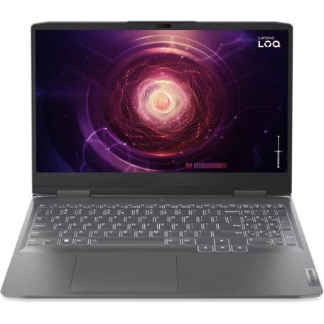 Ноутбук Lenovo 15.6 LOQ 15APH8 FHD IPS 144Hz/AMD Ryzen 7 7840HS/16GB/512GB SSD/NVIDIA GeForce RTX 4050 6GB/DOS/Storm Grey (82XT00FGRA) Б/у