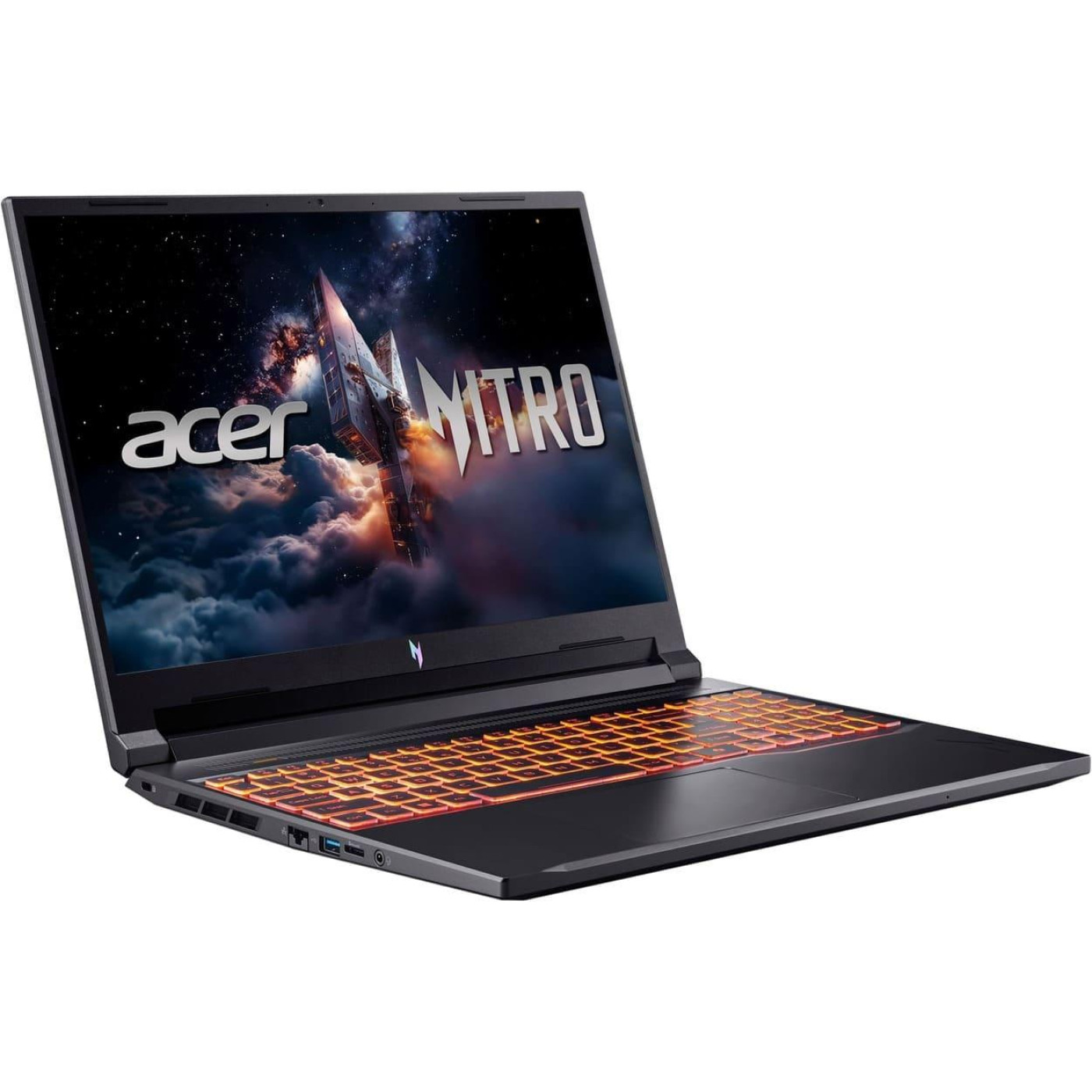 Ноутбук Acer 16 Nitro V 16 ANV16-72-98FJ WUXGA IPS 180Hz/Intel Core 9 270H/16GB/512 SSD/RTX 5070/W11H/Obsidian Black (NH.U2FAA.001)